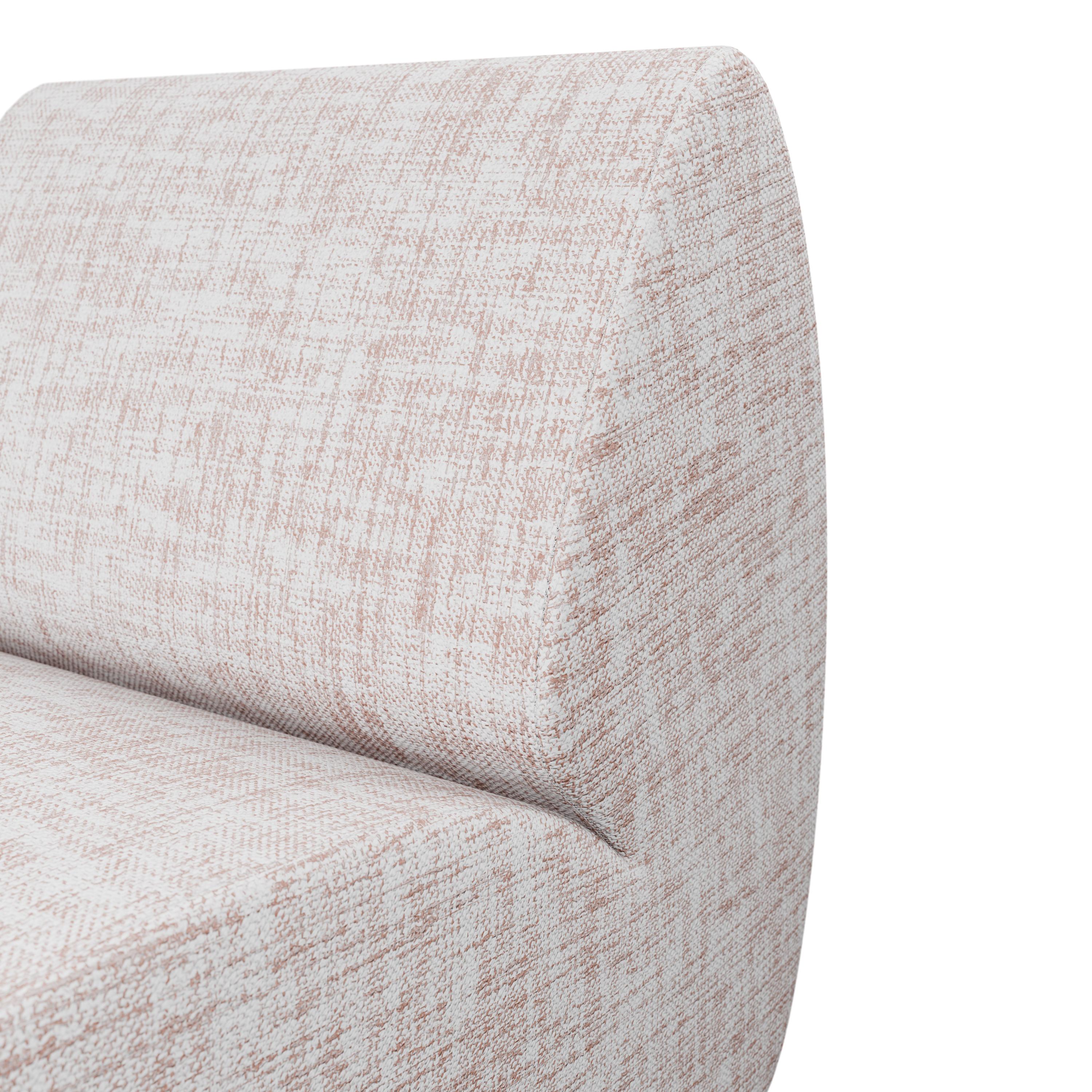 Seccional modular Hanabira T1 tejido liso coral hecho a mano por Murmurio Siglo XXI y contemporáneo en venta