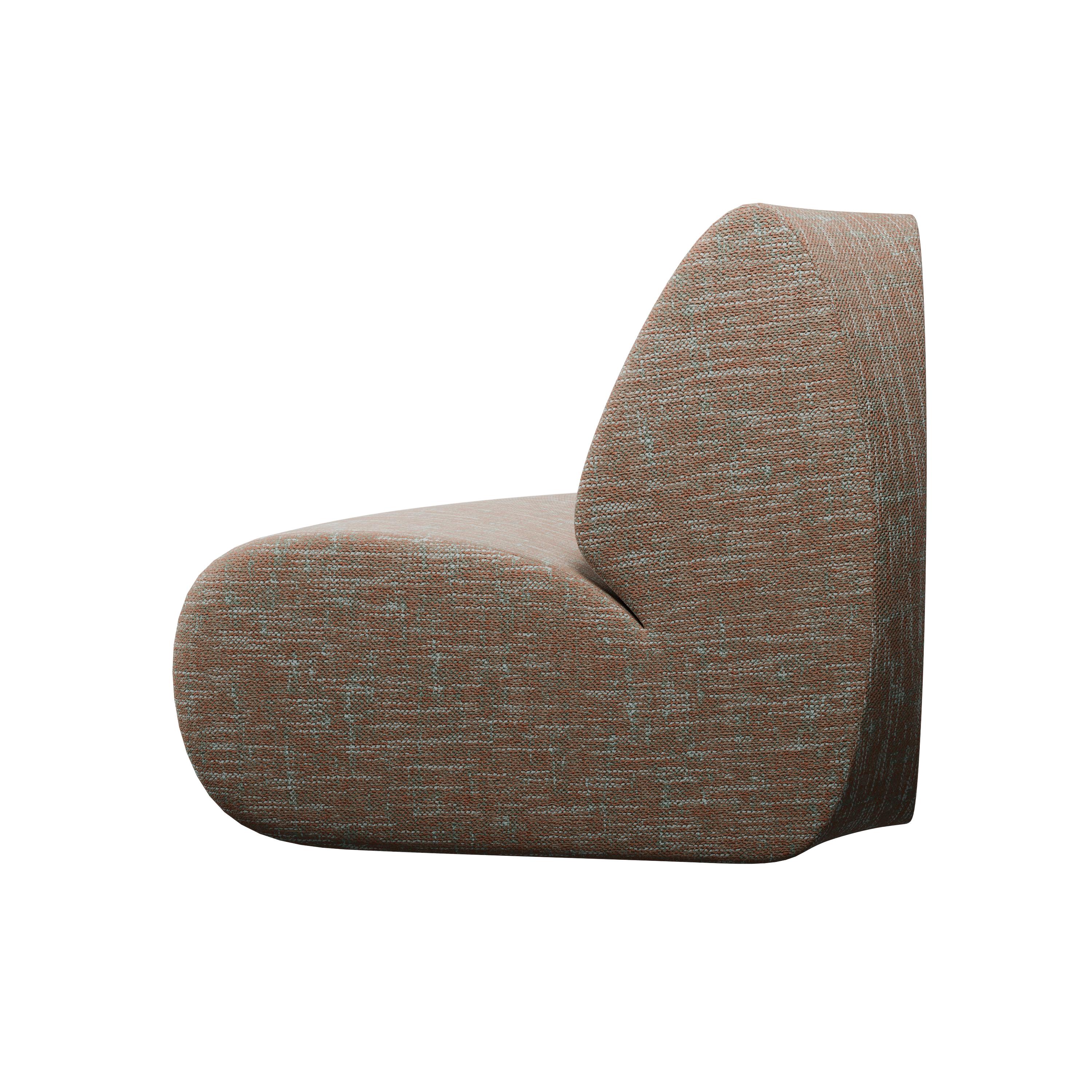 Modular sectionnel Hanabira T2 corail uni fabriqué à la main par Murmurio Neuf - En vente à Lordelo, PT