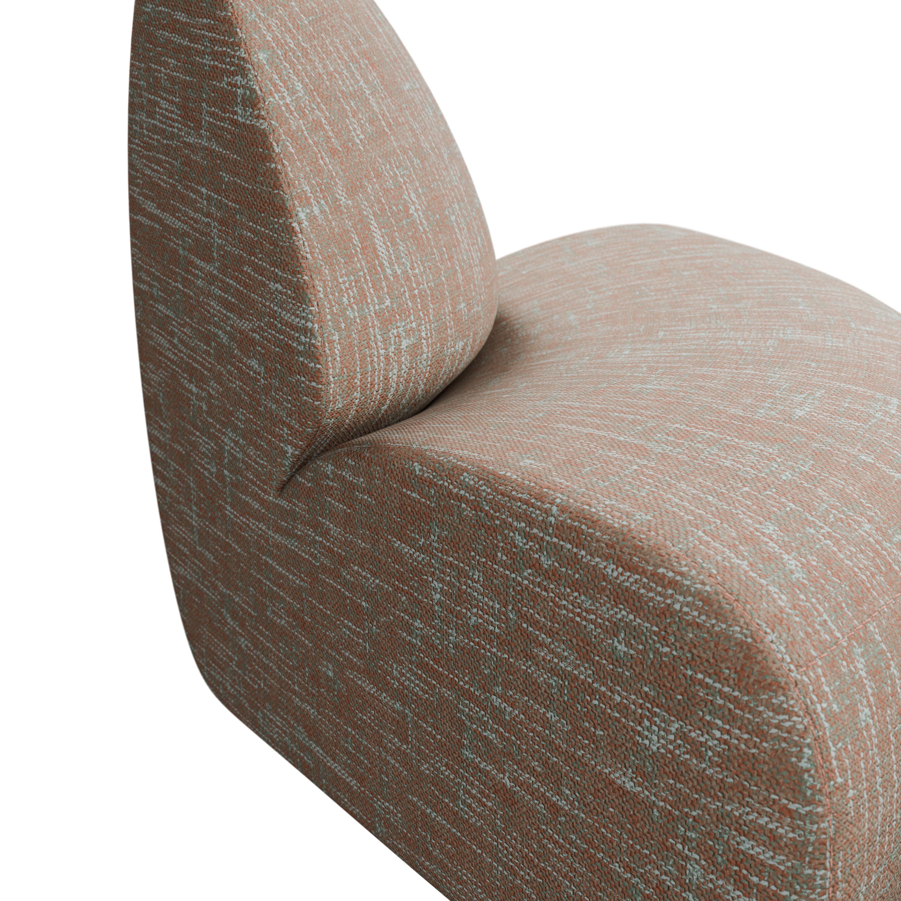 XXIe siècle et contemporain Modular sectionnel Hanabira T2 corail uni fabriqué à la main par Murmurio en vente