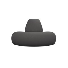 Modulares Sektional Hanabira T2 Dunkelgrau Stoff handgefertigt von Murmurio