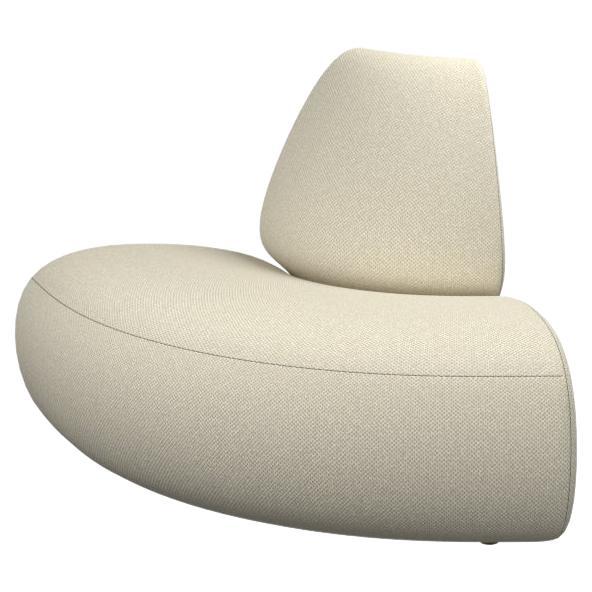 Modular sectional Hanabira T2 Ivory fabric handcrafted by Murmurio