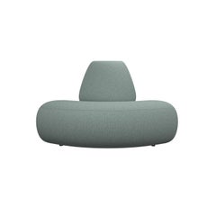 Modulares Sektional Hanabira T2 Teal Stoff handgefertigt von Murmurio