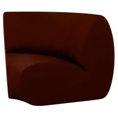 Modulares Sektional Hanabira T2 Terra Cota Samtstoff handgefertigt von Murmurio