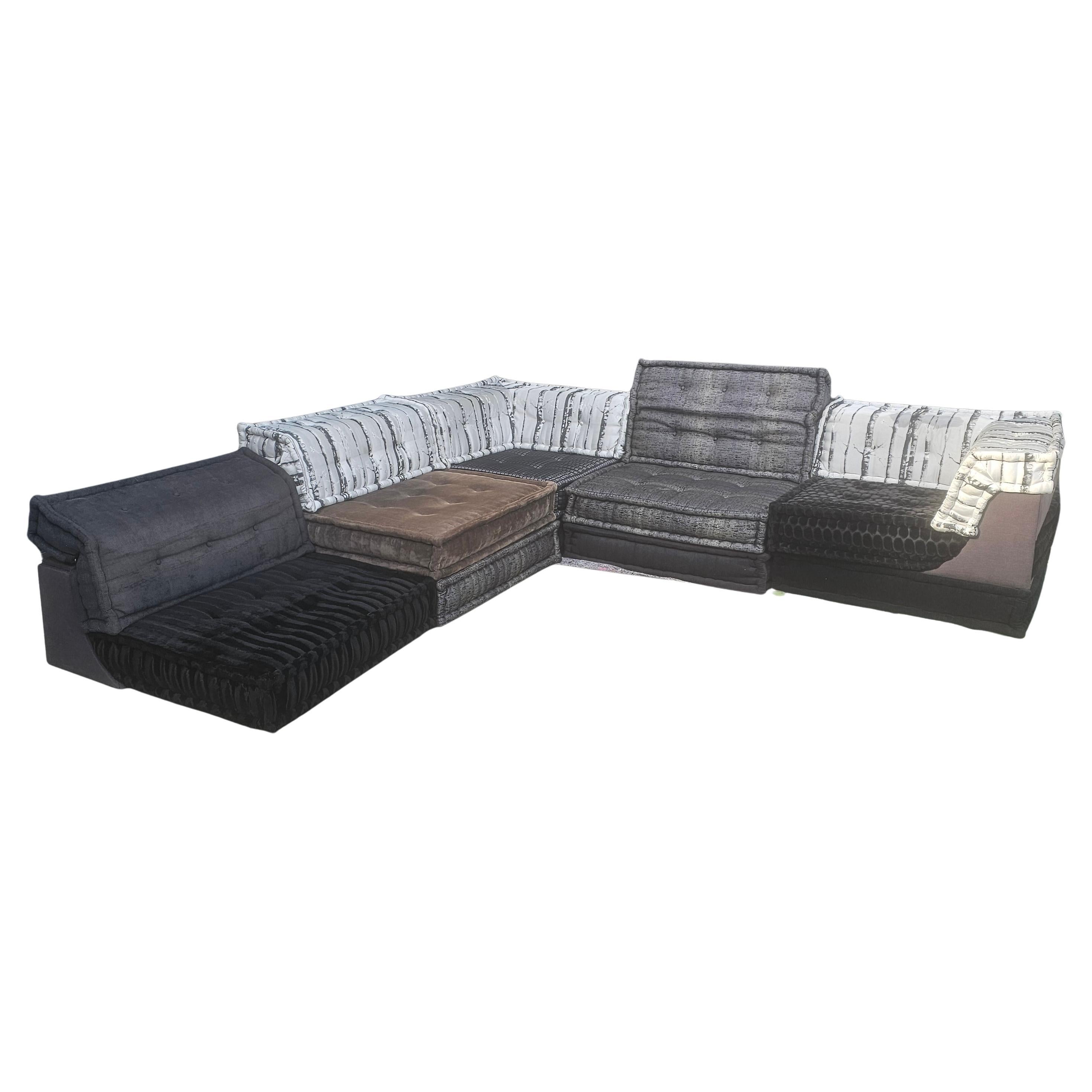 Modular Sectional Sofa in The Manner of "Mah jong"