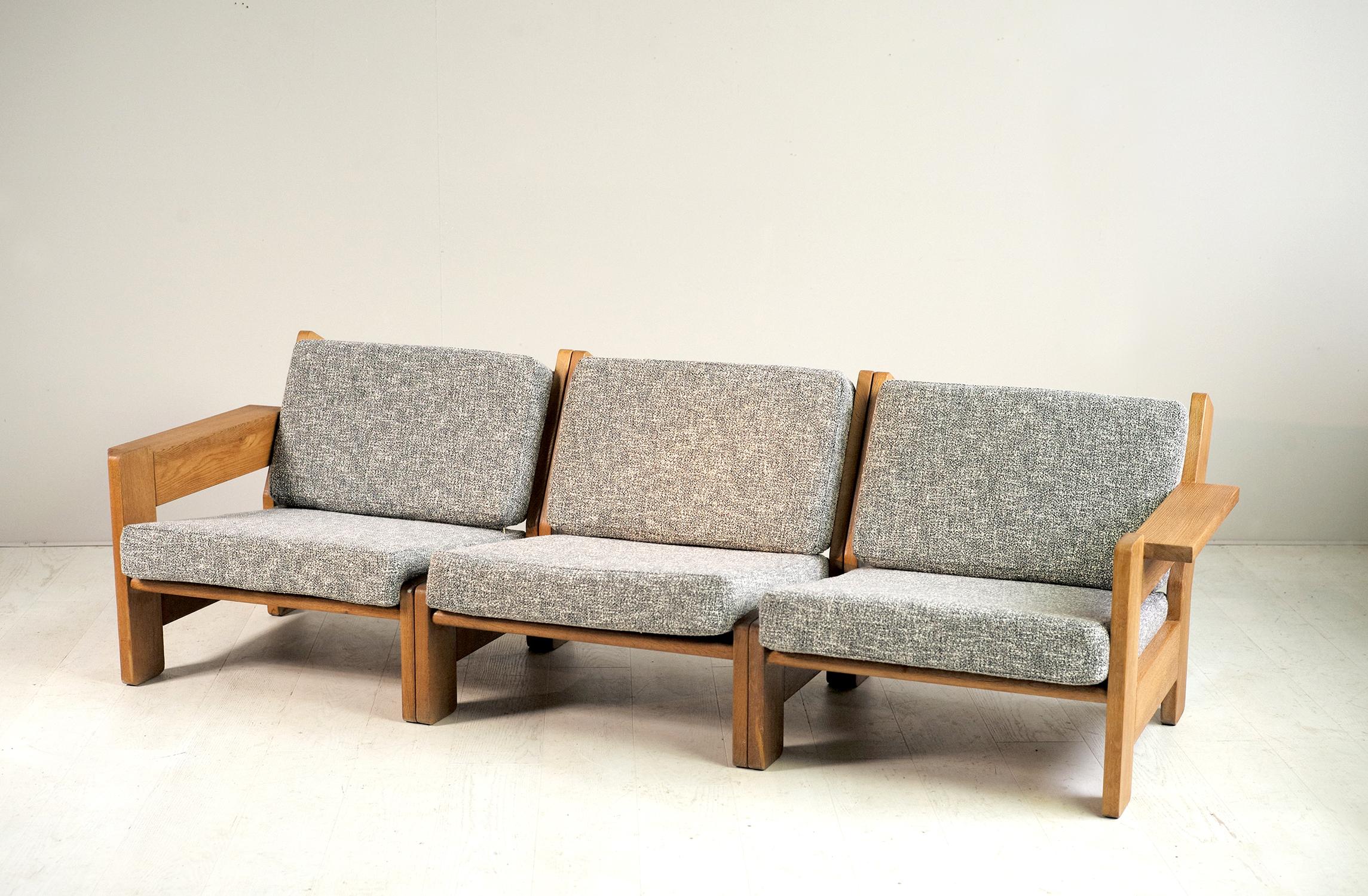 oak sectional sofa
