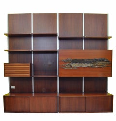 Modular Sheving System "E22", Design Osvaldo Borsani for Tecno, Italy, 1960