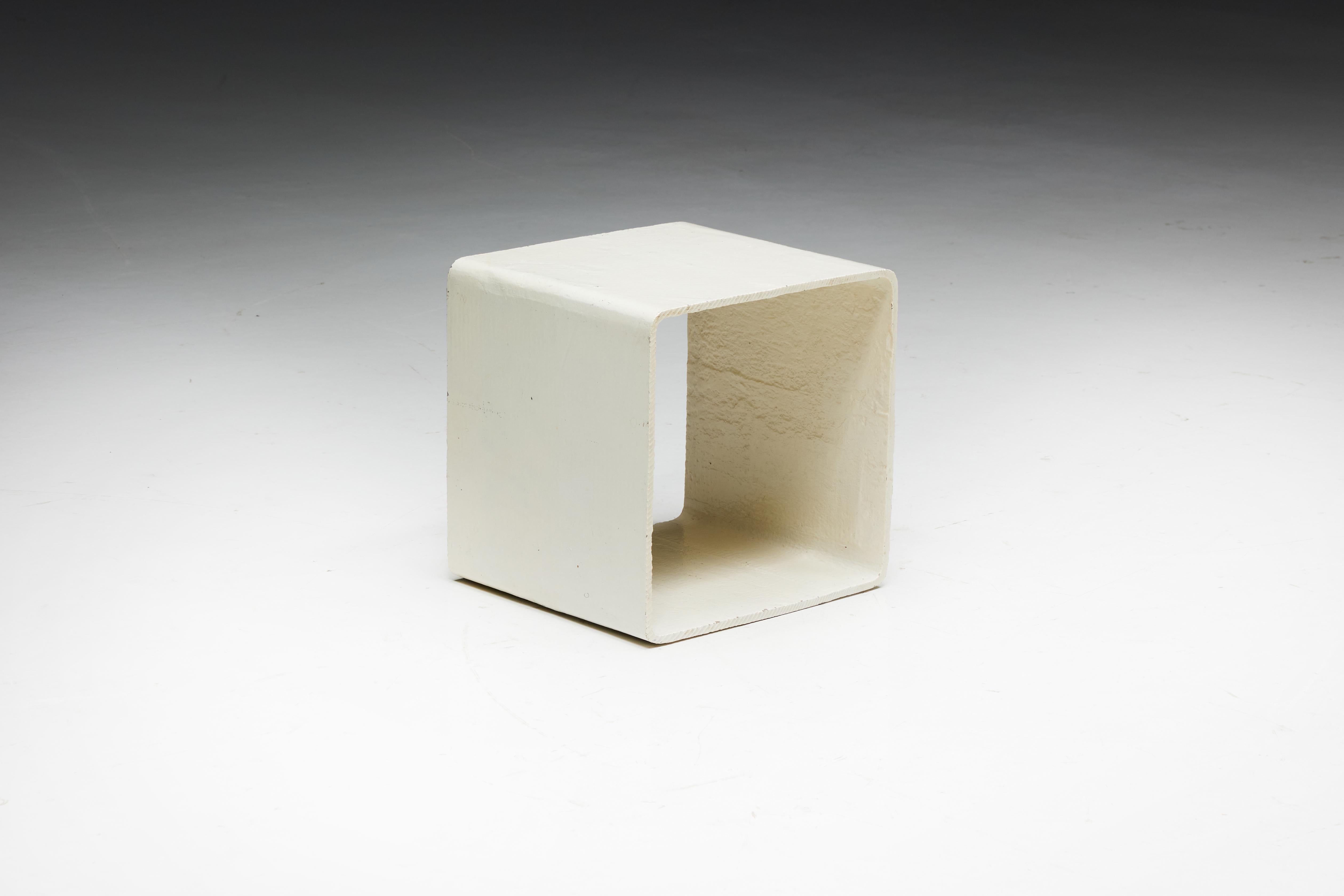 Modular Side Tables by Willy Guhl for Eternit AG, Switzerland, 1954 For Sale 9