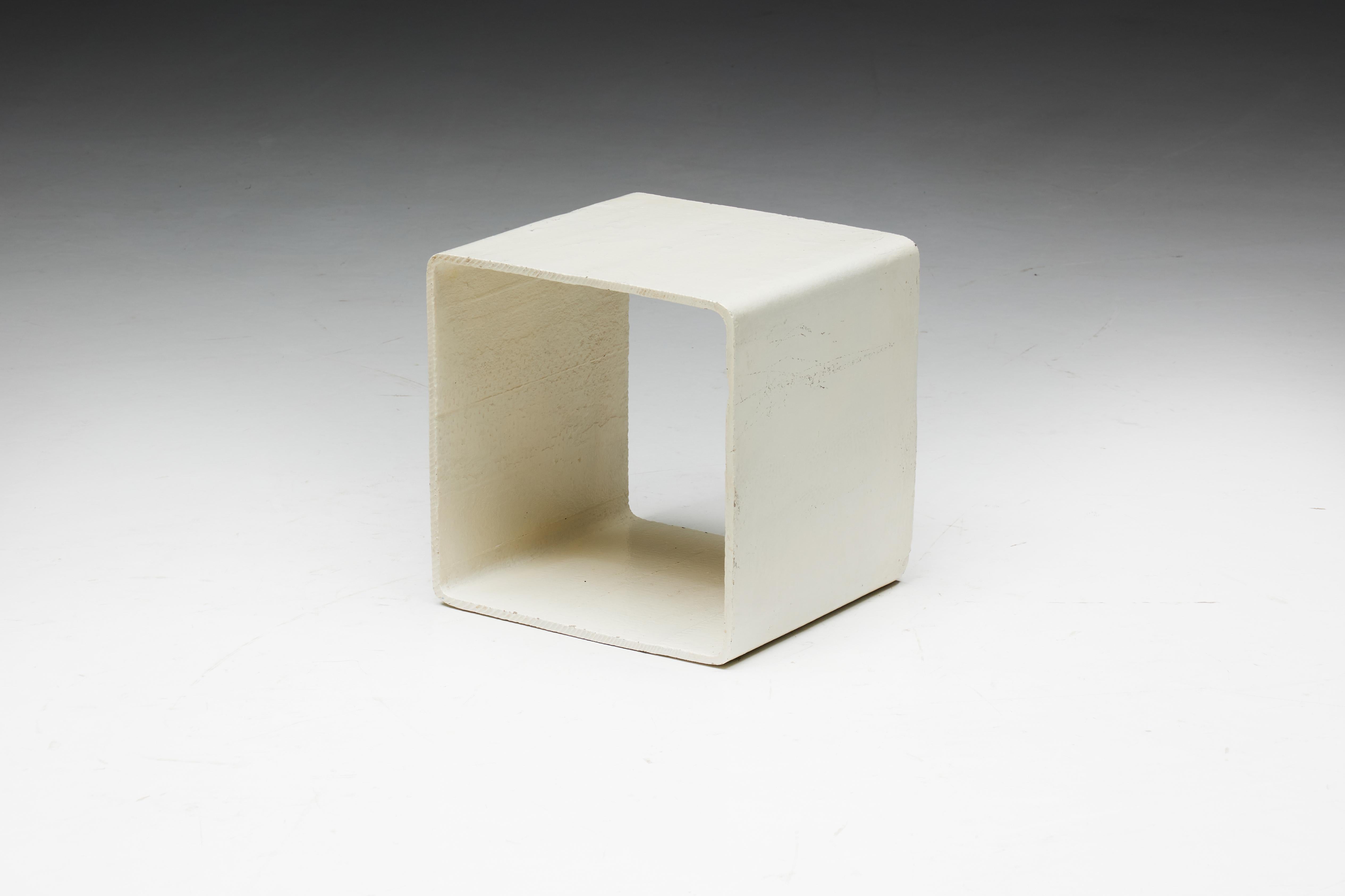 Modular Side Tables by Willy Guhl for Eternit AG, Switzerland, 1954 For Sale 11