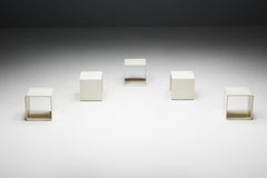 Tables d'appoint modulaires de Willy Guhl pour Eternit AG, Suisse, 1954