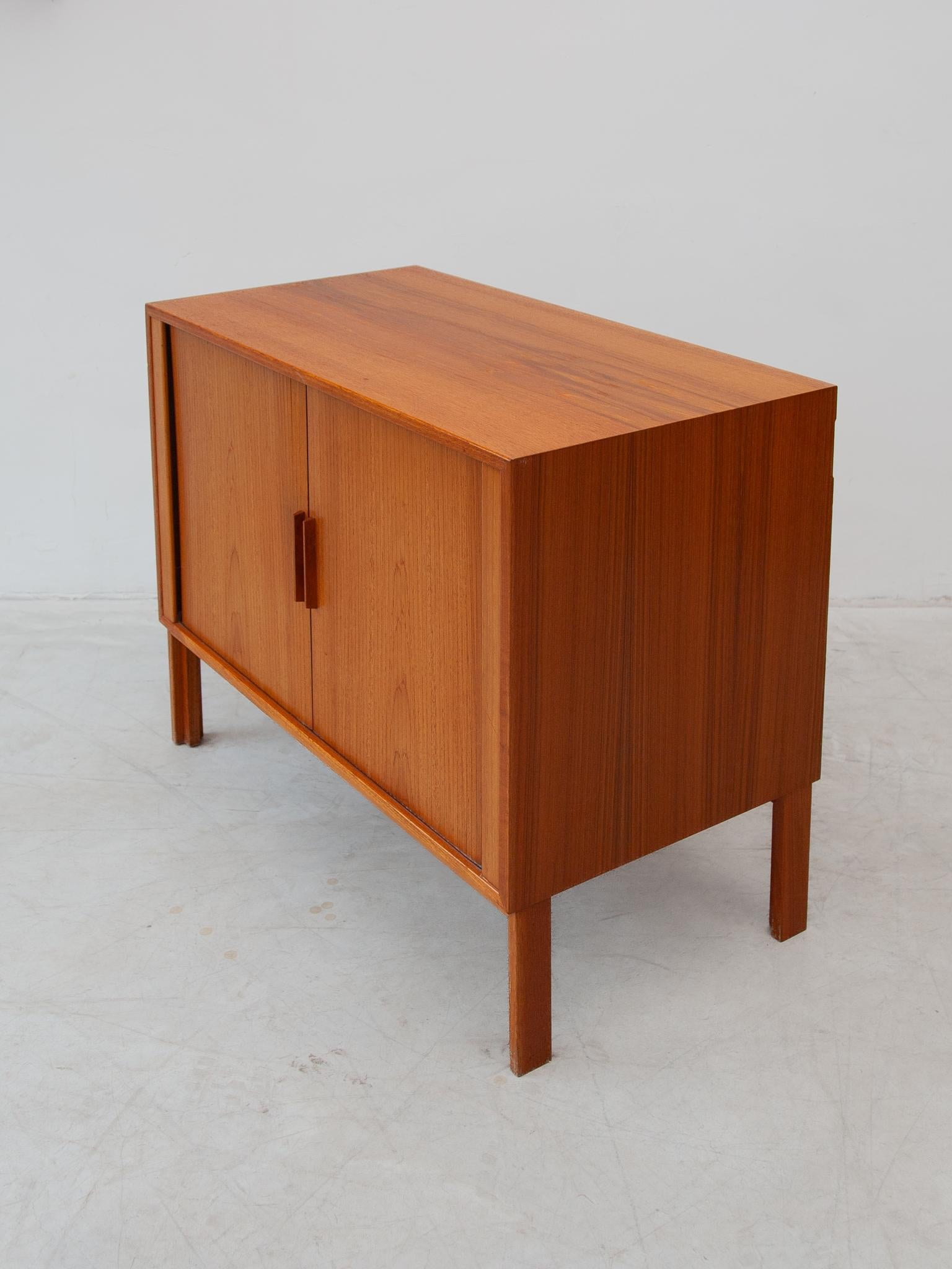 Modular Sideboard with Sliding Doors designed by Kai Kristiansen 1970s For Sale 3