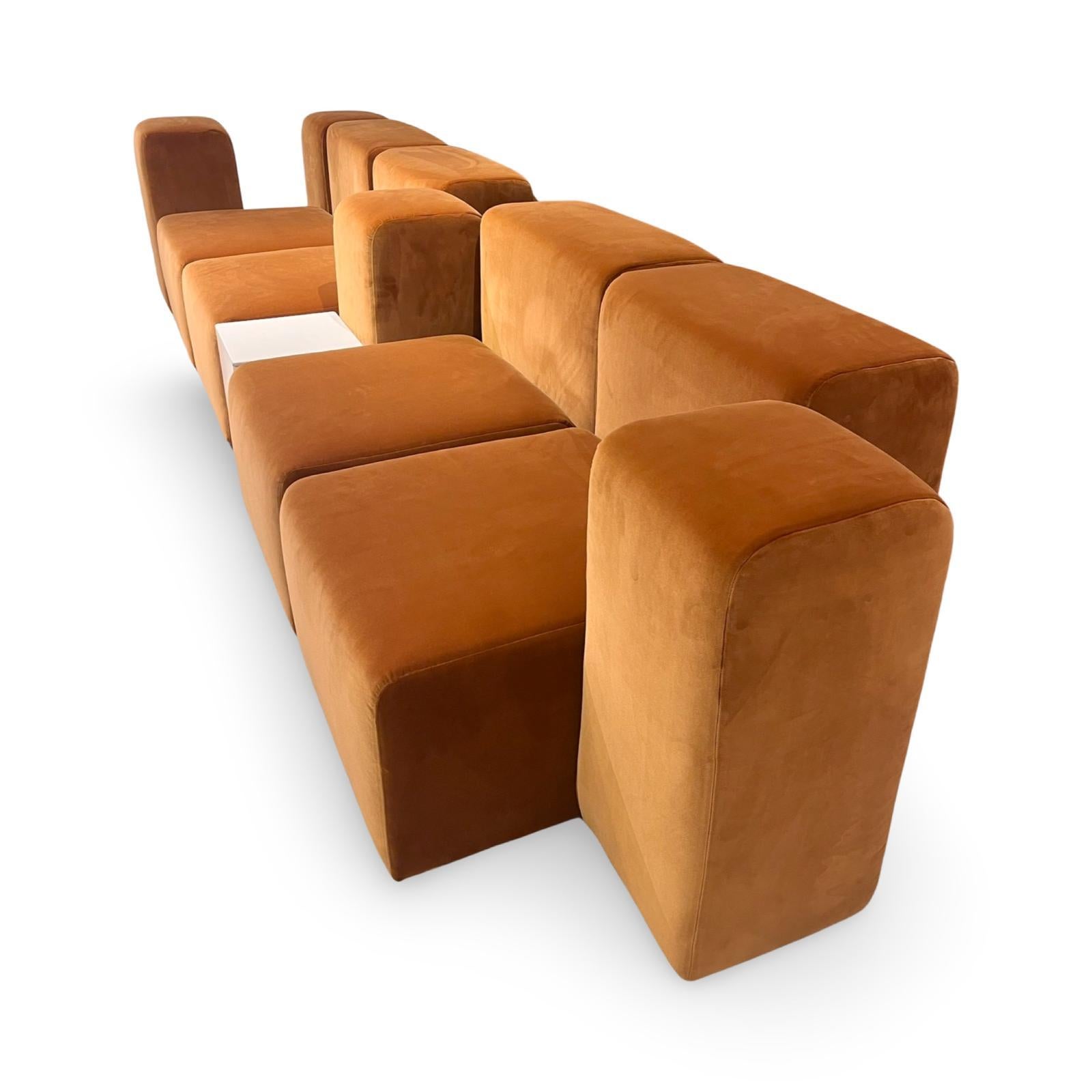 Modular 'Sistema 61' sofa by Giancarlo Piretti for Castelli For Sale 4