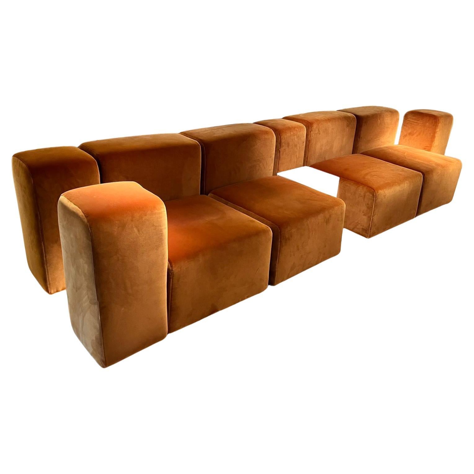 Modular 'Sistema 61' sofa by Giancarlo Piretti for Castelli For Sale