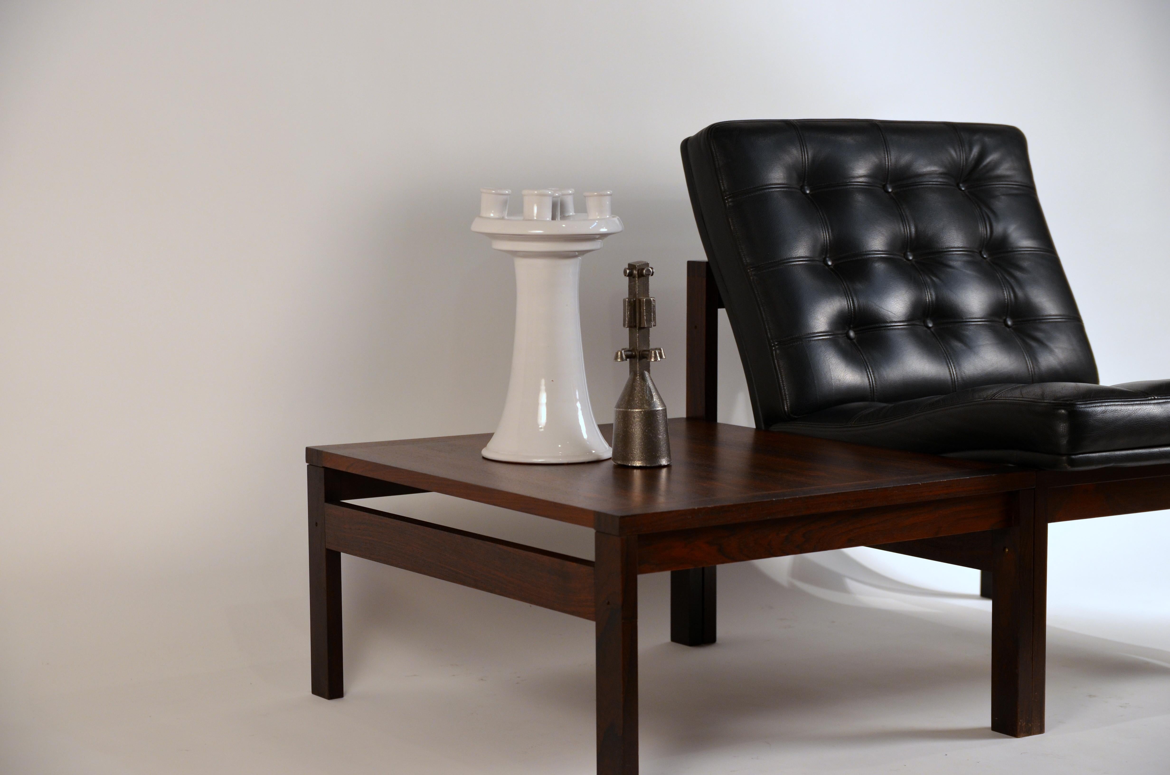 Danish Modular Slipper Chair and Table Elements by Ole Gjerløv-Knudsen for France & Søn