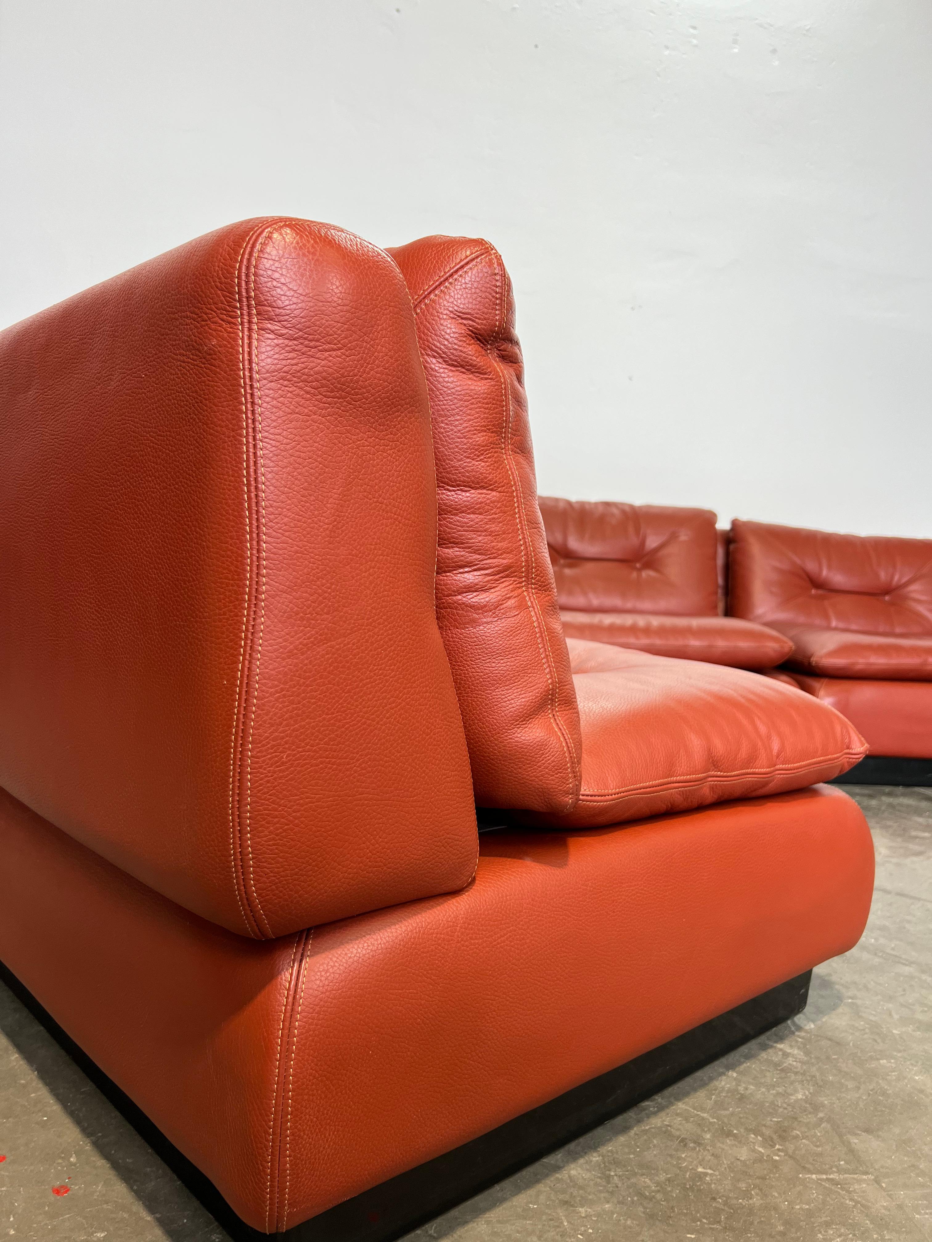 Sofá modular 4 piezas saporiti Moderno de mediados de siglo en venta