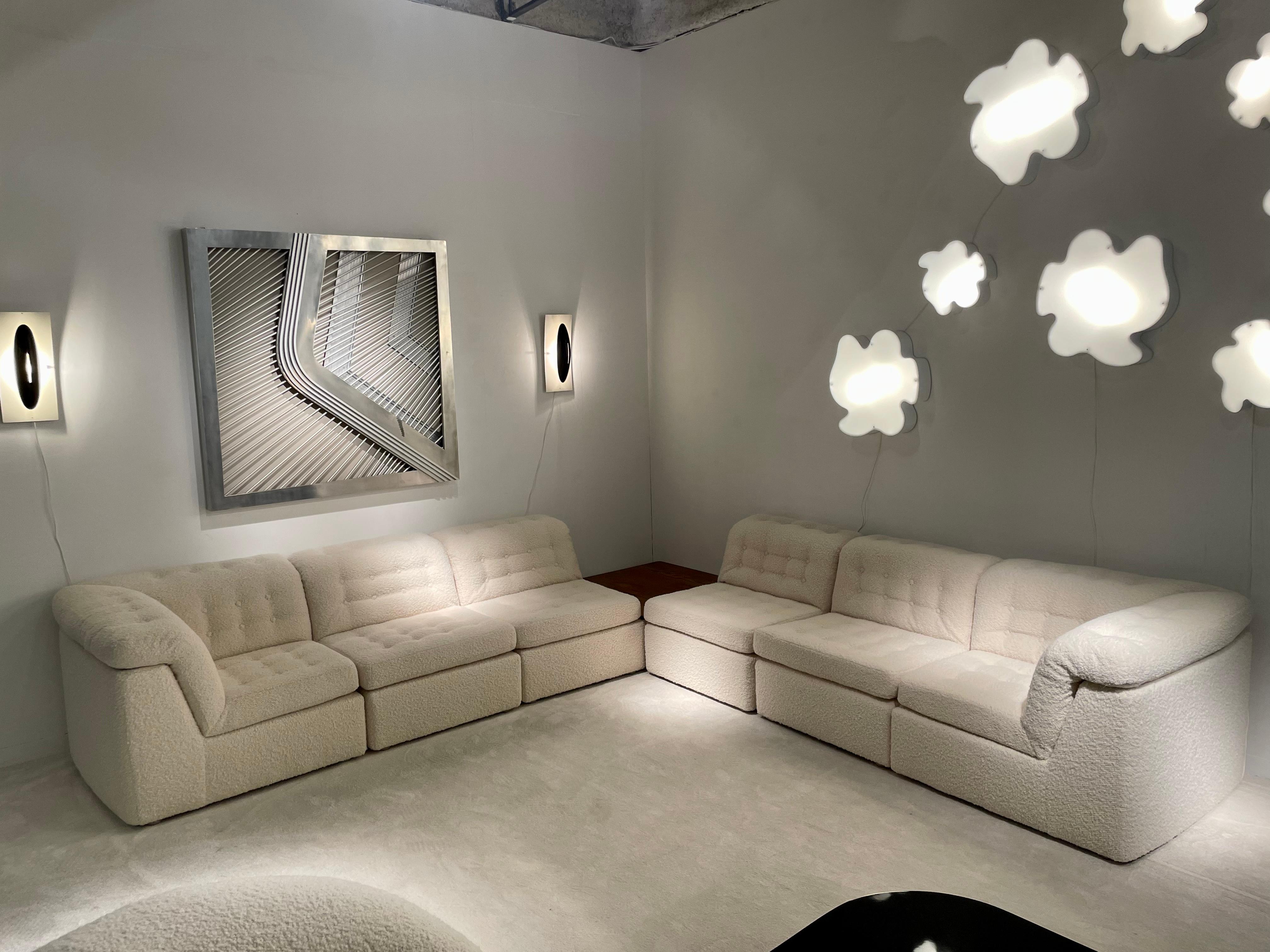 Fabric Modular Sofa by Giuseppe Rossi