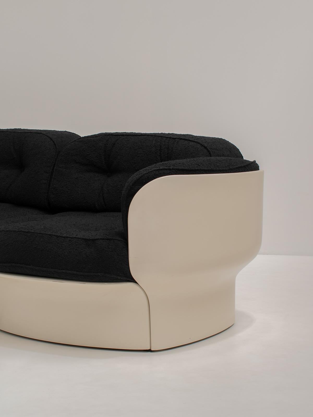 Bouclé Modular Sofa by Peter Ghyczy for Herman Miller, Germany, 1970s For Sale