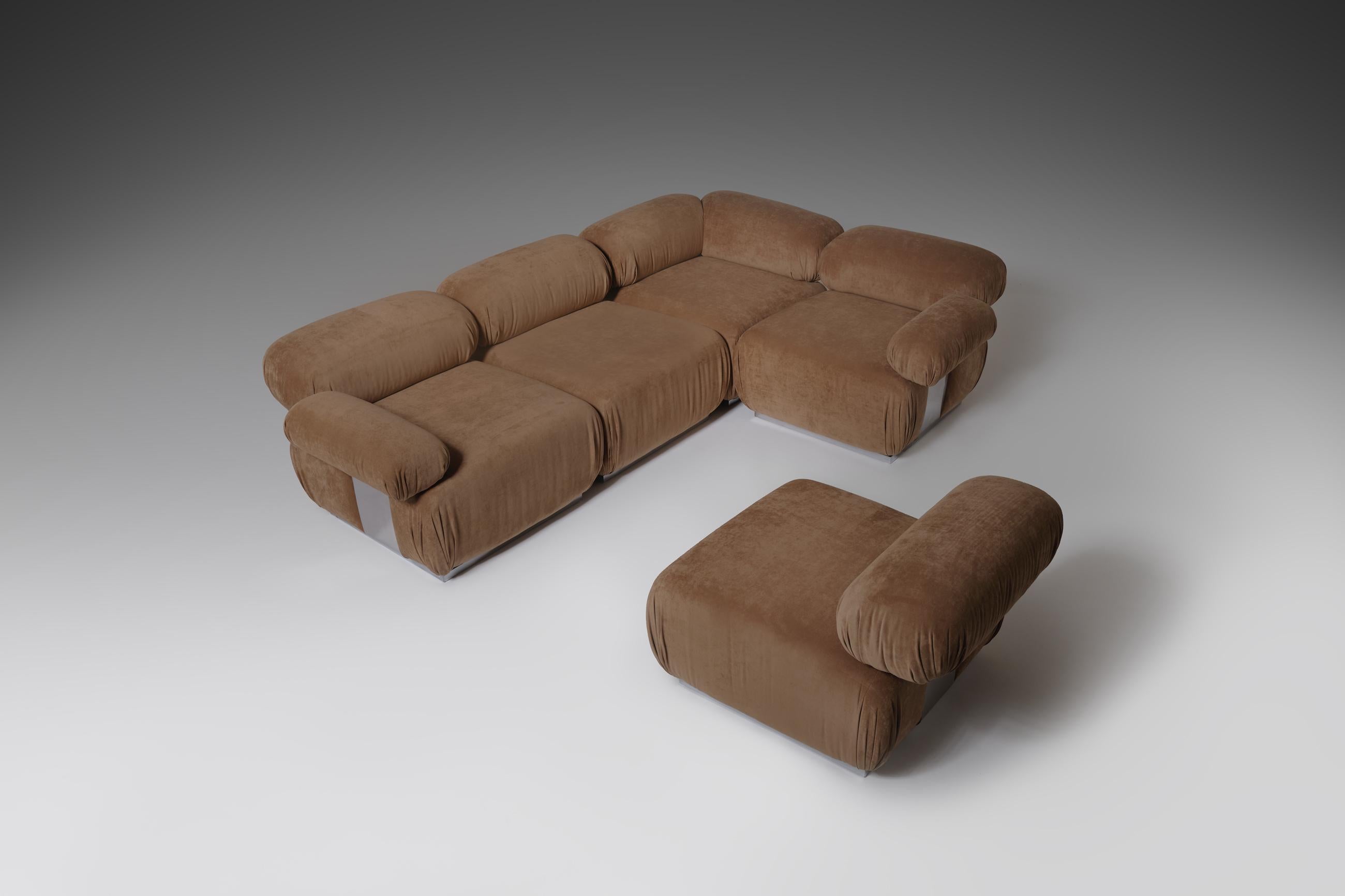 Mid-Century Modern Modular Sofa by Roberto Iera for Felice Rossi, Italy, 1970