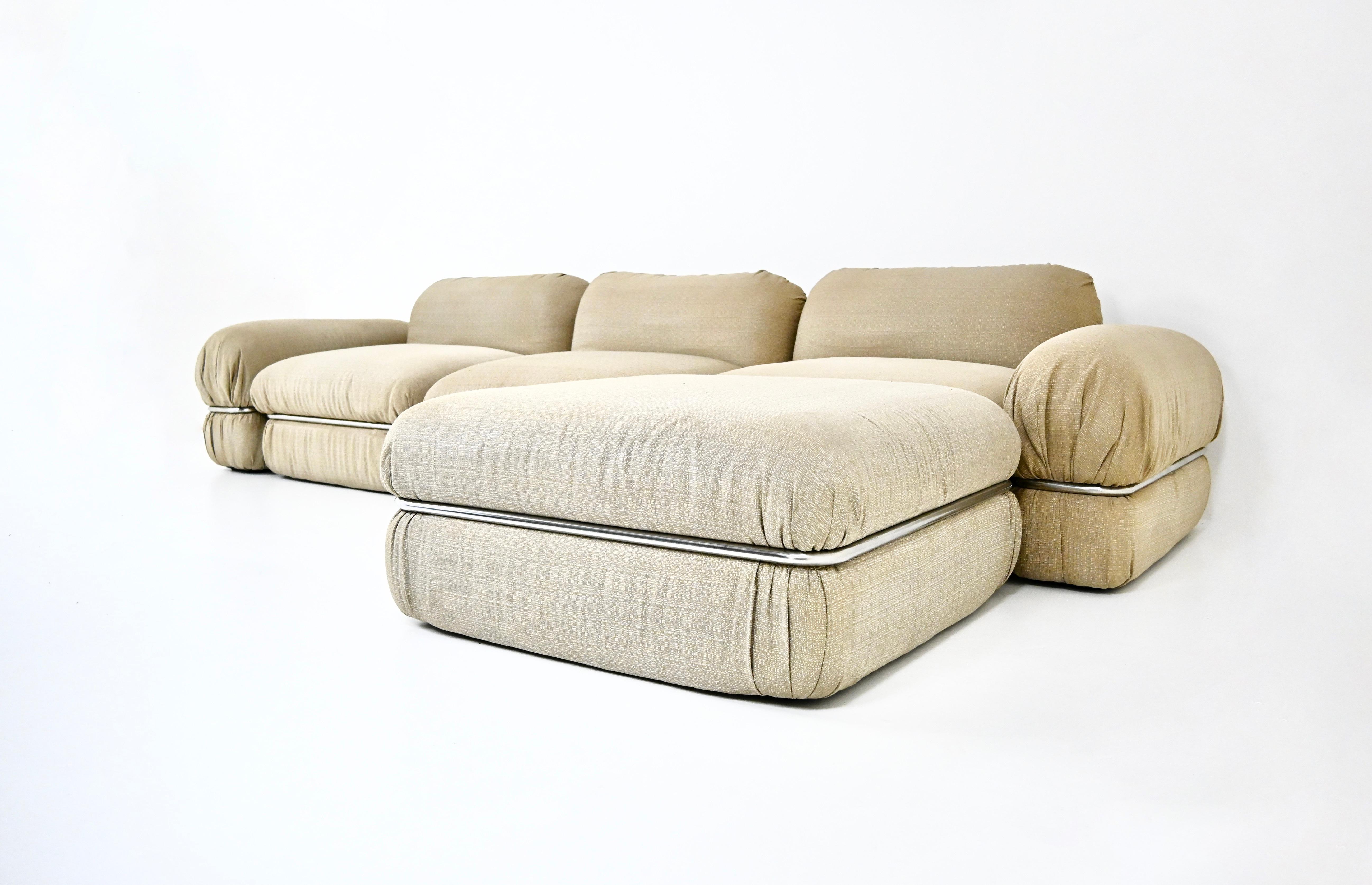 Modular Sofa by Rodolfo Bonetto for Tecnosalotto, 1960s In Good Condition For Sale In bruxelles, BE