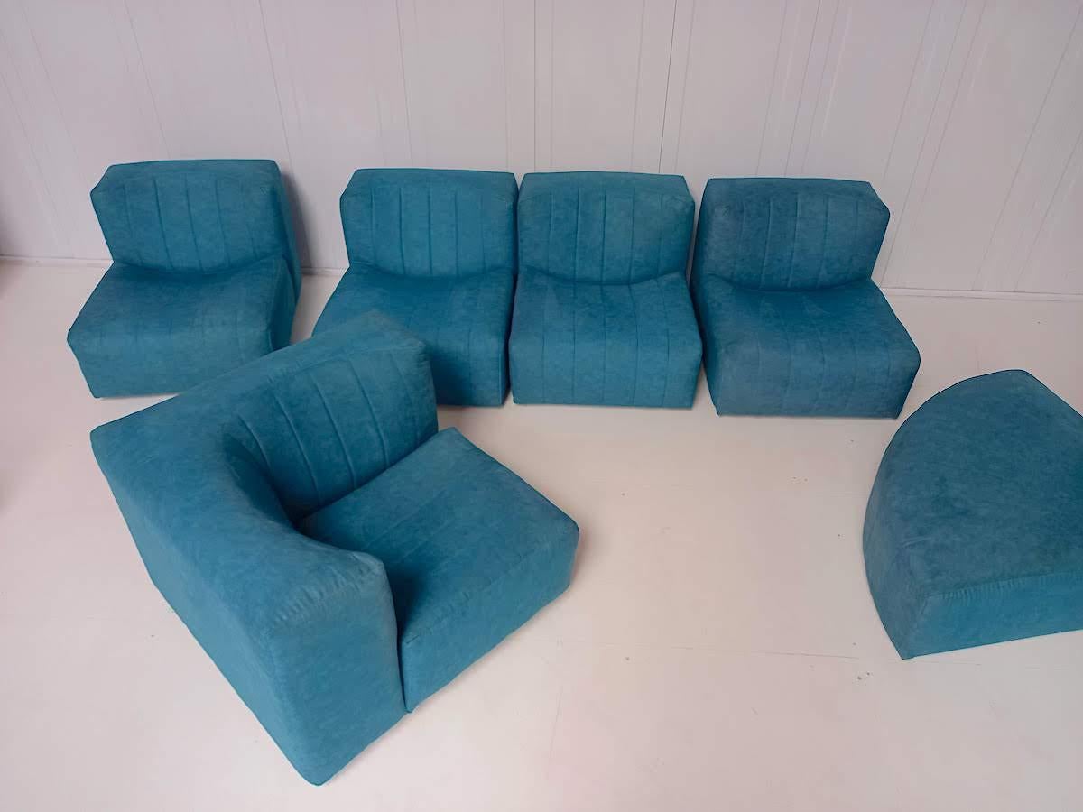 Mid-Century Modern Modular Sofa by Tito Agnoli for Arflex Model '9000'
