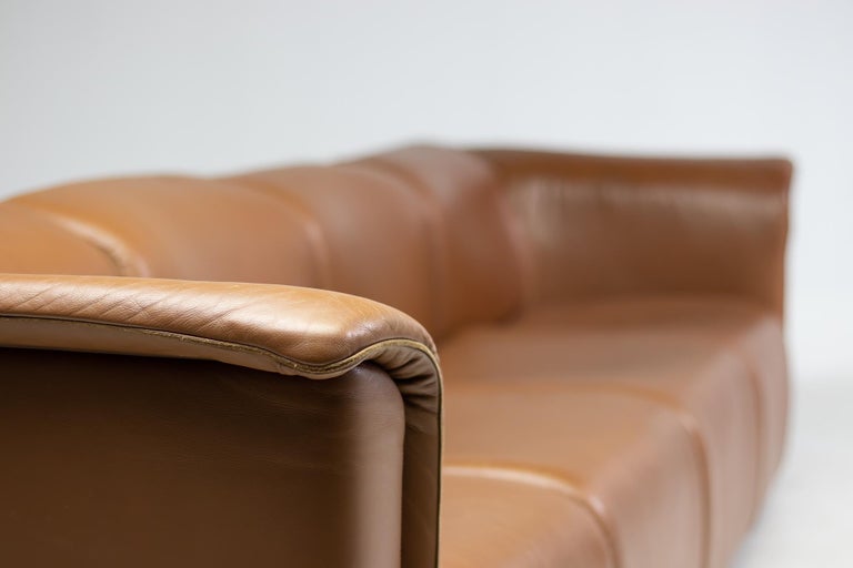 Leather Modular Sofa by Wittmann For Sale