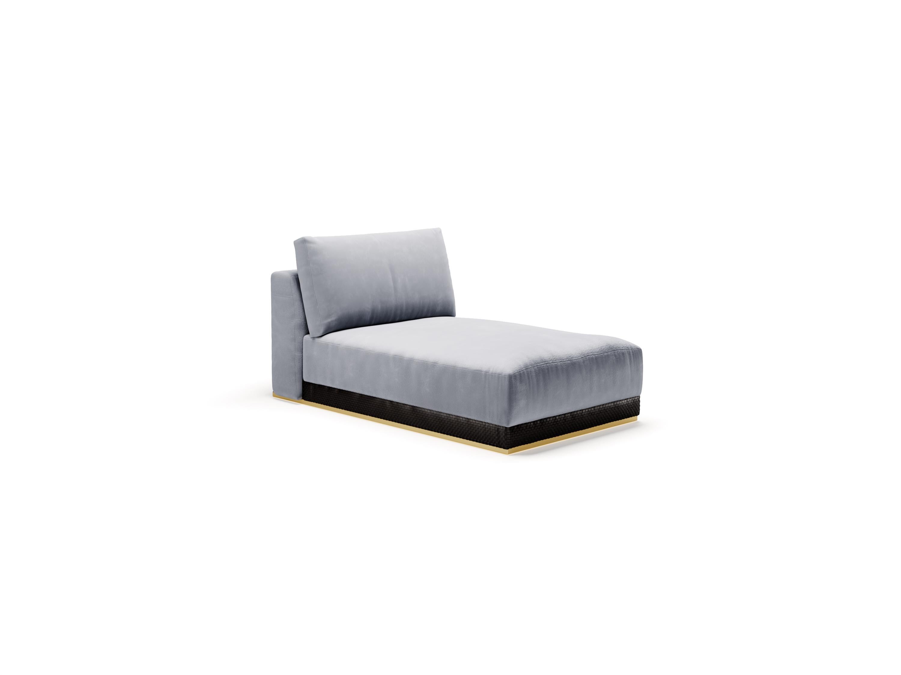 Modular Sofa, Contemporary Sofa Settee Velvet Leather For Sale 4