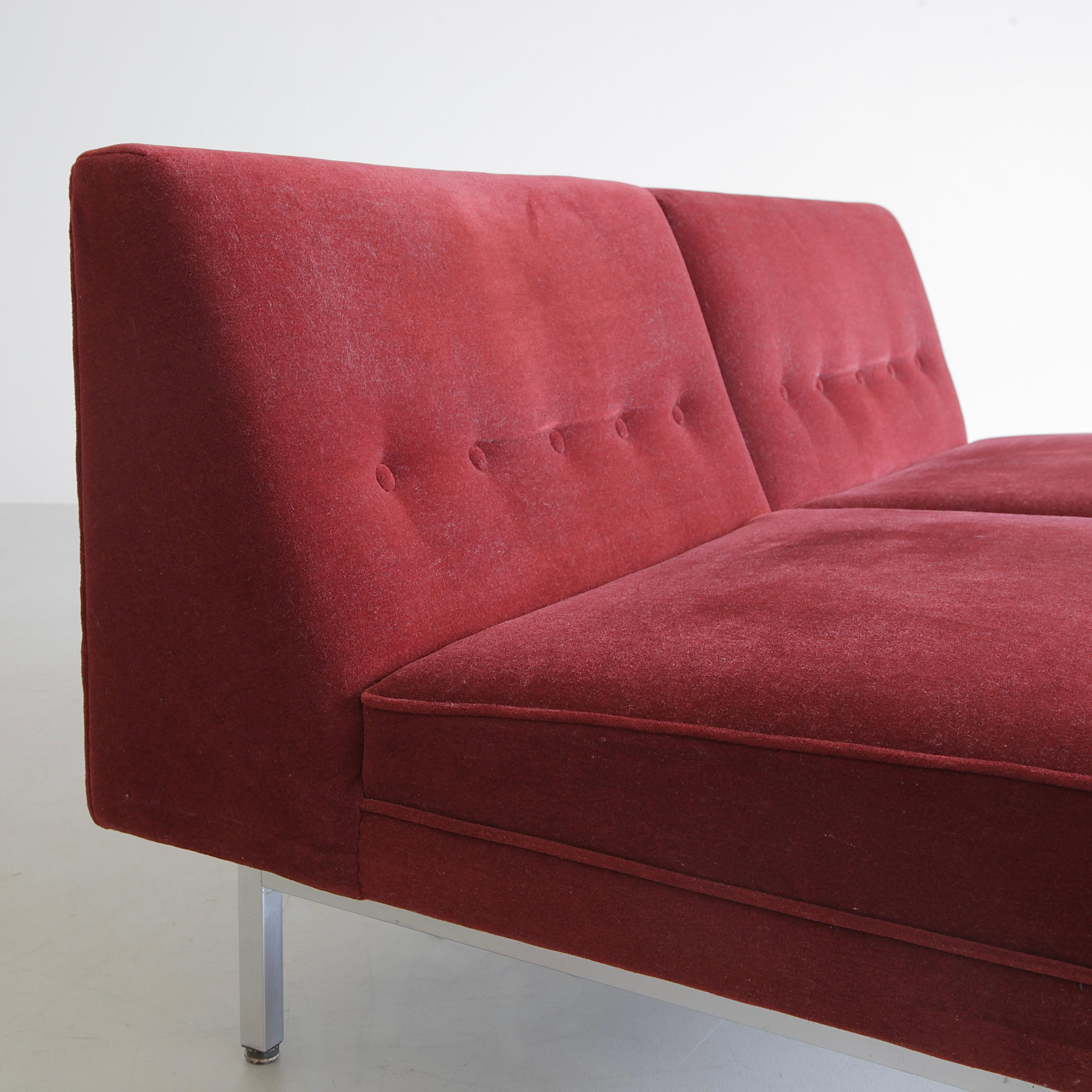 Modulares Sofa, entworfen von George NELSON für HERMAN MILLER, 1960er Jahre (Moderne der Mitte des Jahrhunderts) im Angebot