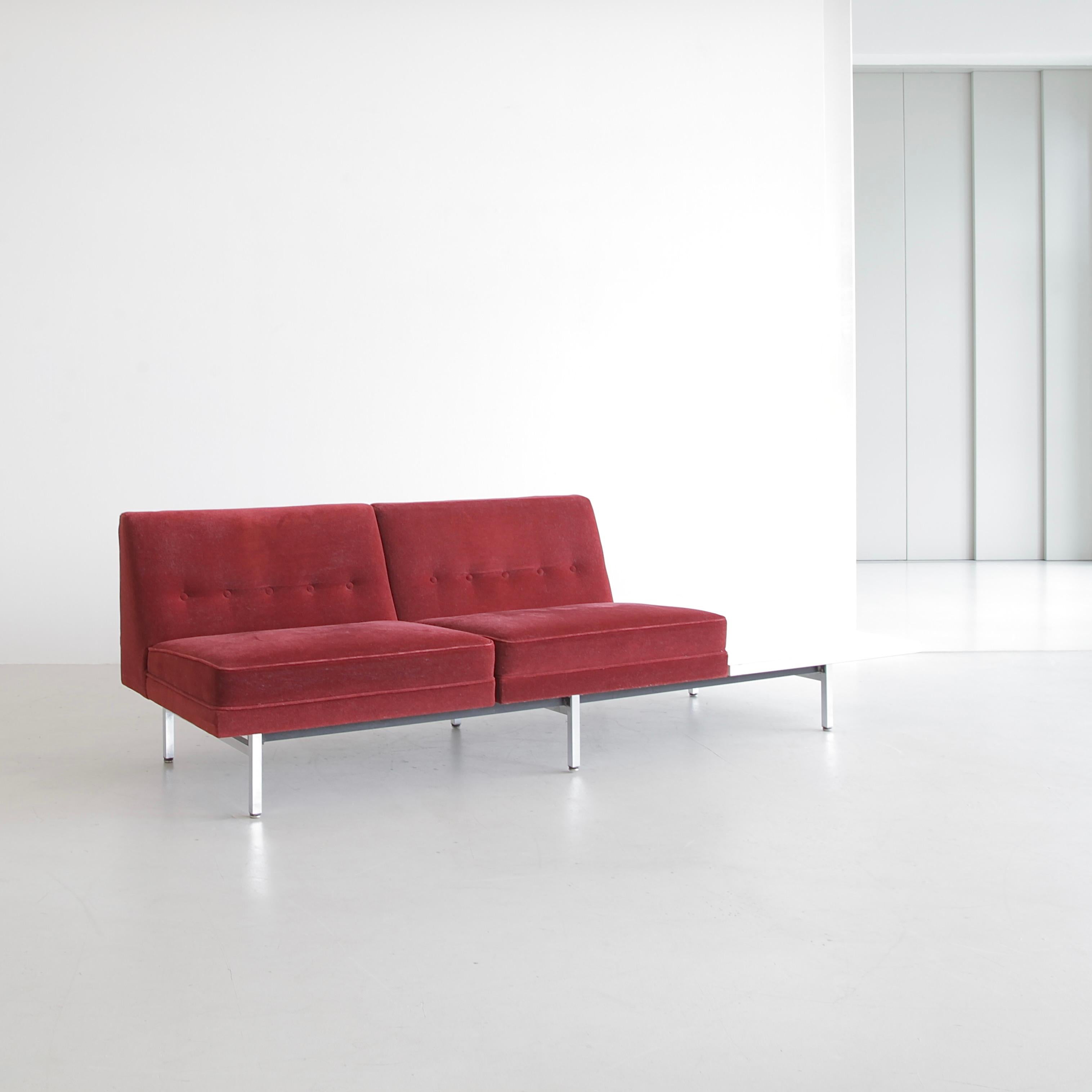 Modulares Sofa, entworfen von George NELSON für HERMAN MILLER, 1960er Jahre (Mitte des 20. Jahrhunderts) im Angebot