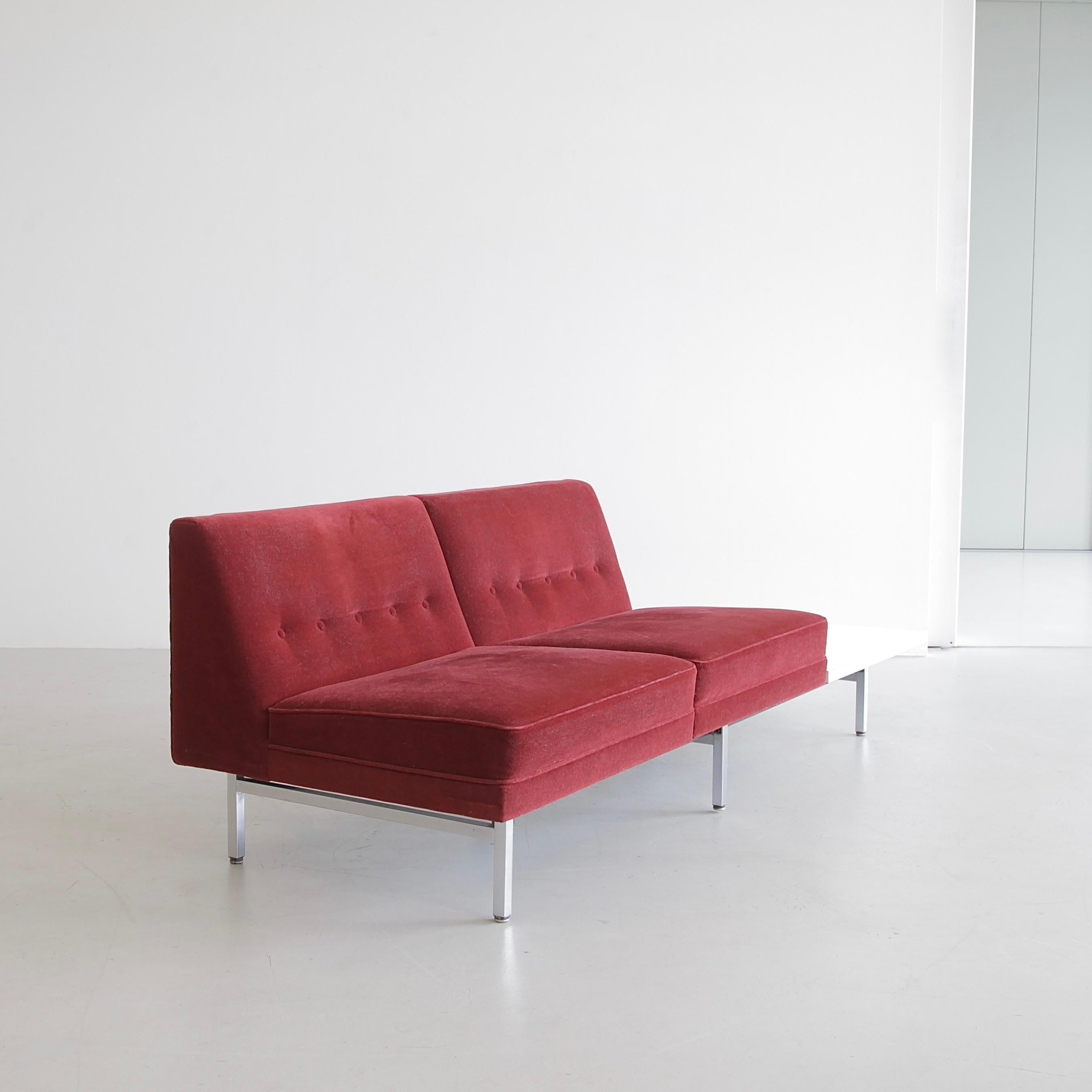 Upholstery Modular Sofa designed by George NELSON for HERMAN MILLER, 1960s For Sale