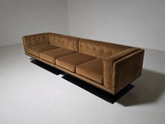 Modulares Sofa, entworfen von Luigi Pellegrin für MIM Roma, Italien, 1960er Jahre.