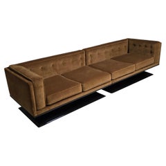Modulares Sofa, entworfen von Luigi Pellegrin für MIM Roma, Italien, 1960er Jahre.