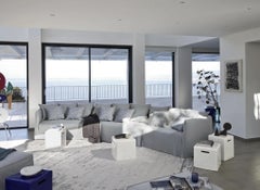 Canapé modulable Gervasoni Ghost 38 design Paola Navone - lin blanc