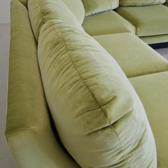 Grupo de sofás modulares, diseñado por Willy Rizzo. Italia, Mario Sabot, 1969.