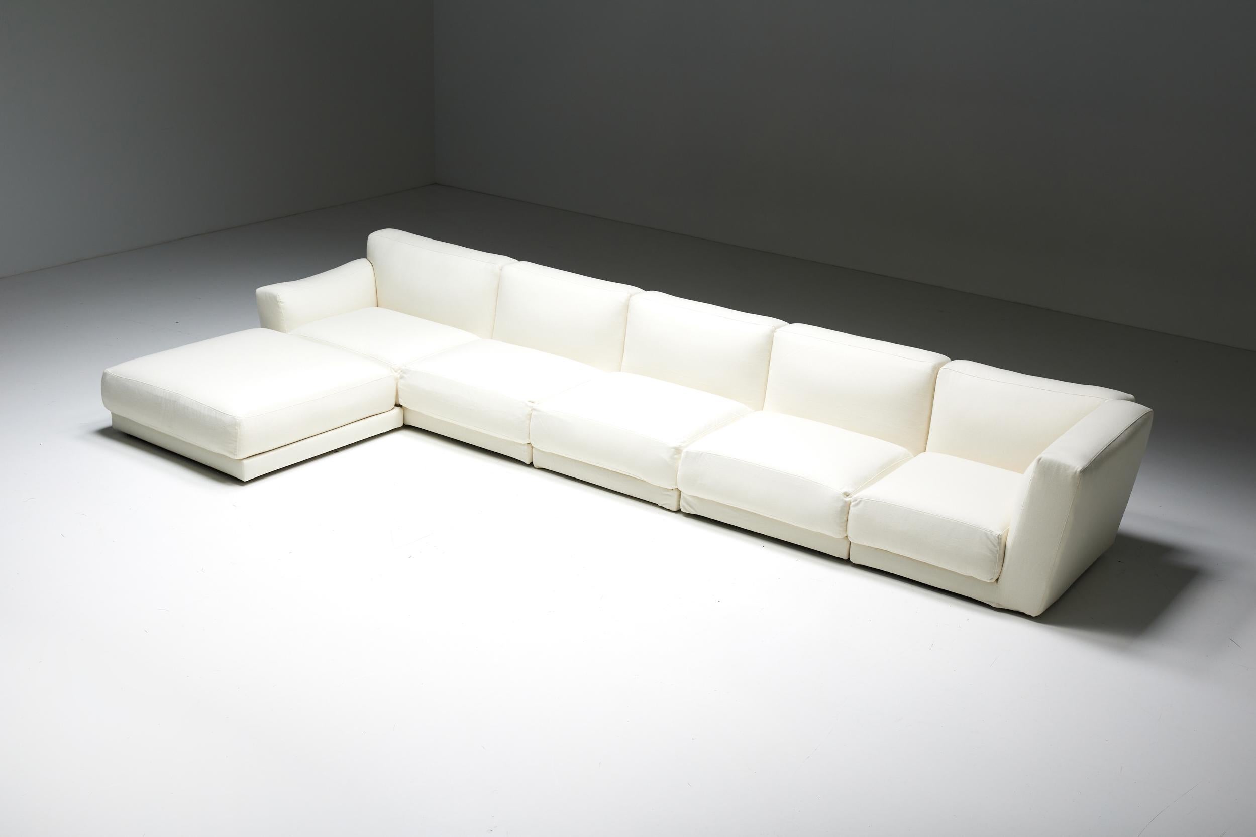 Italian Modular Sofa 'Luis' by Antonio Citterio for B&B Italia, 2007 For Sale