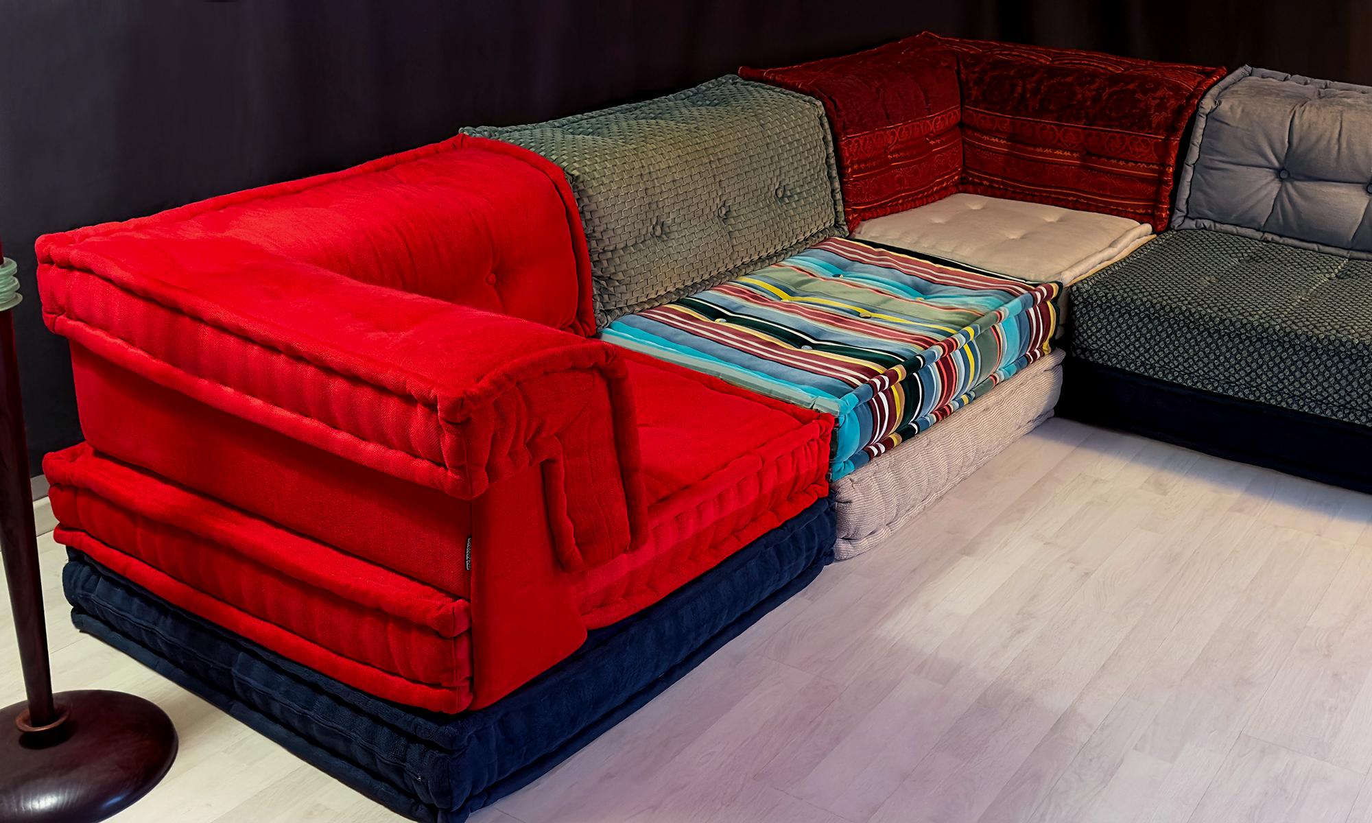 Modern Modular Sofa Mah Jong by Hans Hopfer for Roche Bobois, set of 15 pieces, 2000s