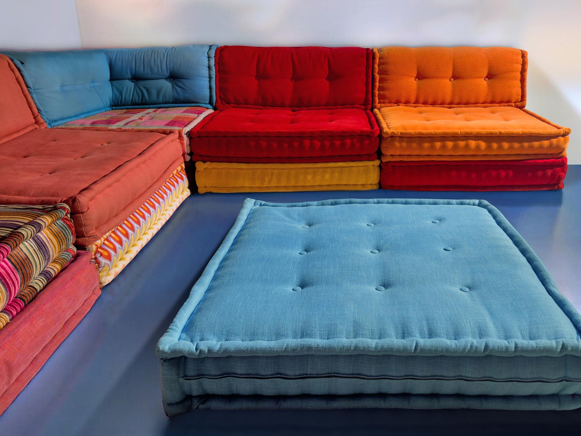 Modular Sofa Mah Jong by Kenzo & Missoni for Roche Bobois, Set of 25 Pieces 1