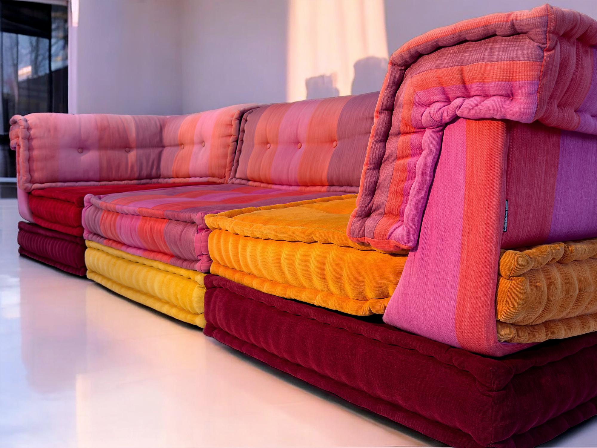 Modular Sofa Mah Jong by Kenzo Takada for Roche Bobois, set of 9 pieces, 2000s 3