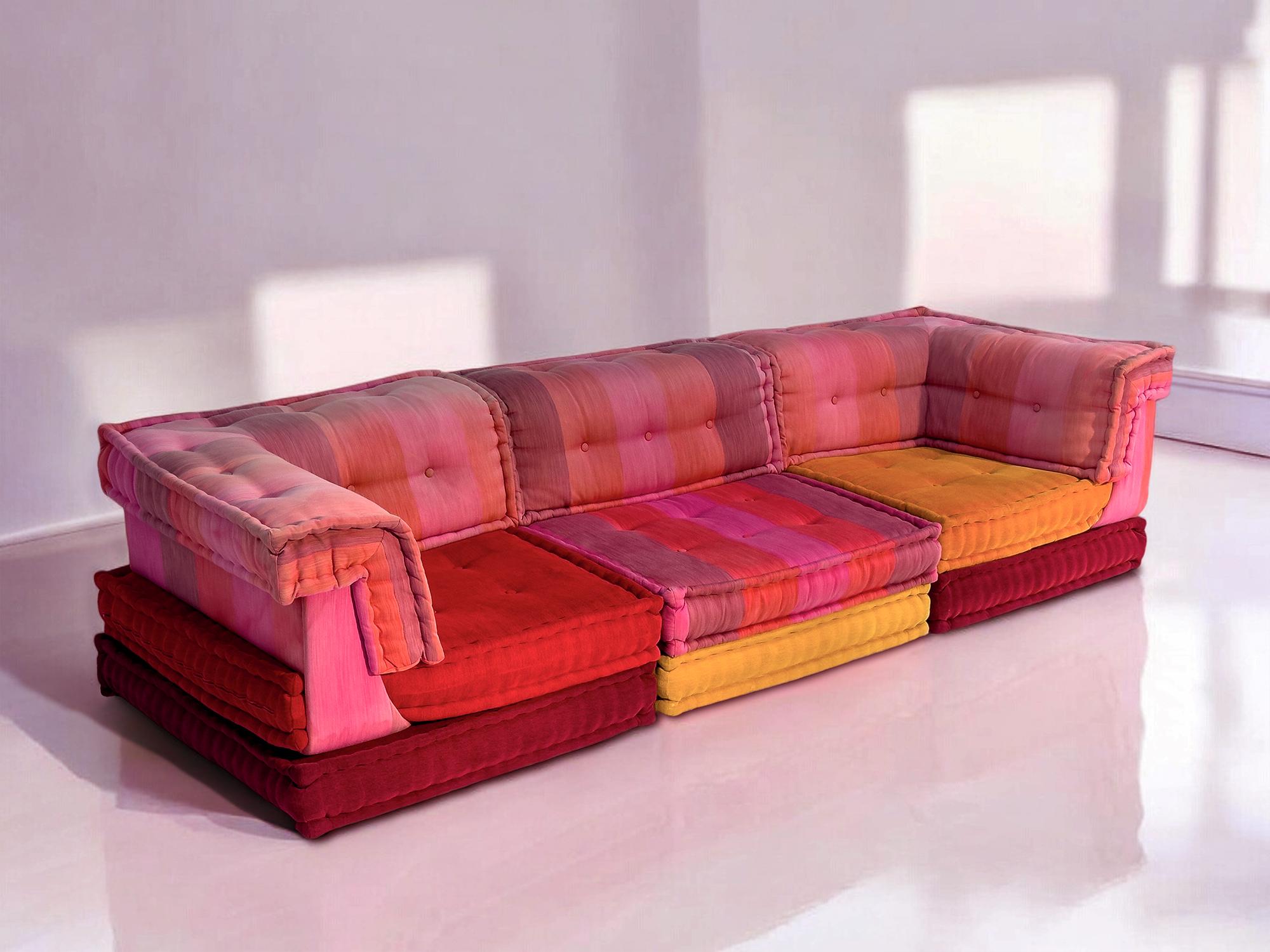 Modular Sofa Mah Jong by Kenzo Takada for Roche Bobois, set of 9 pieces, 2000s 7