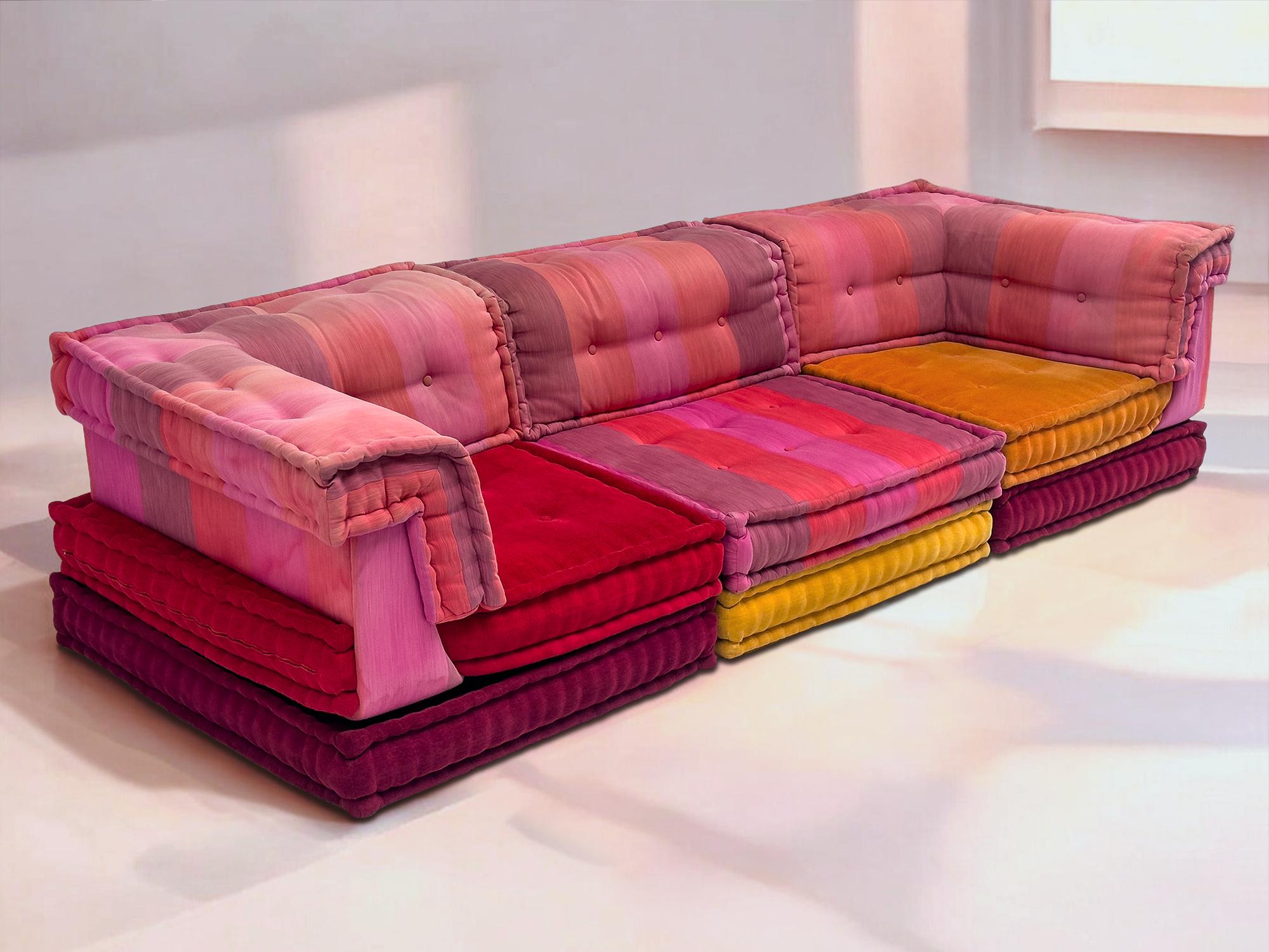 Modular Sofa Mah Jong by Kenzo Takada for Roche Bobois, set of 9 pieces, 2000s 8