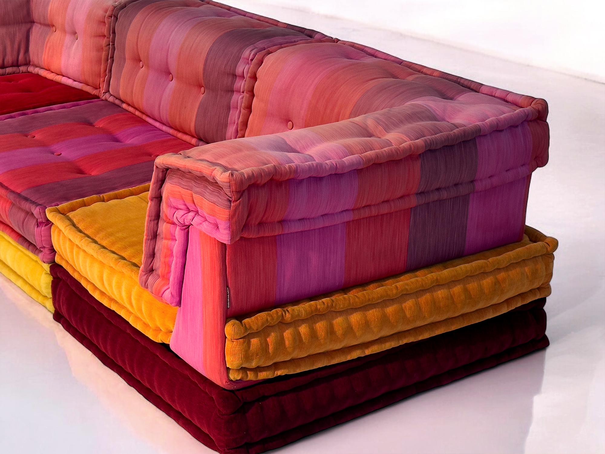 Modular Sofa Mah Jong by Kenzo Takada for Roche Bobois, set of 9 pieces, 2000s 1