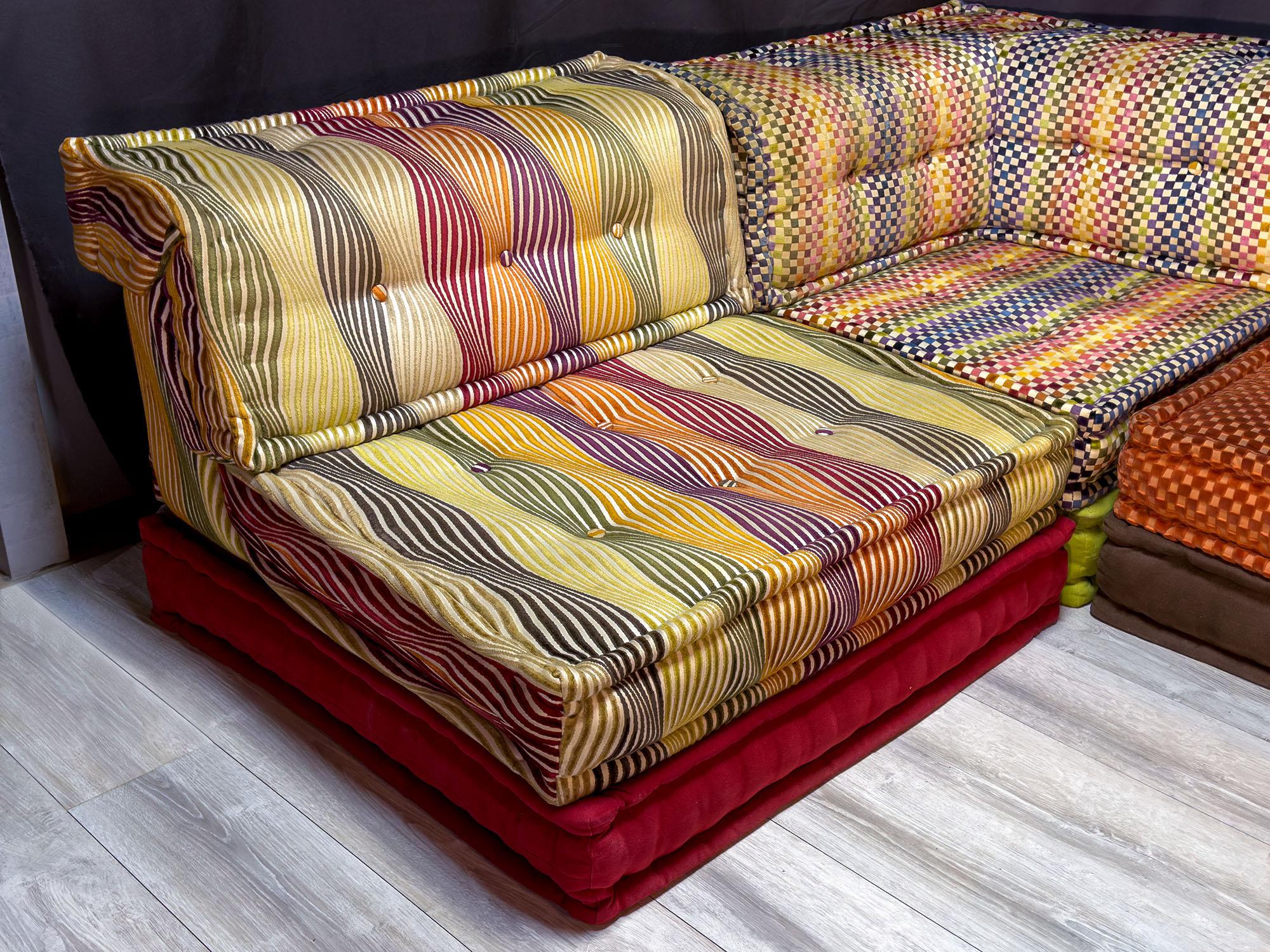 Modern Modular Sofa Mah Jong by Missoni for Roche Bobois, set of 13 pieces, 2000s For Sale