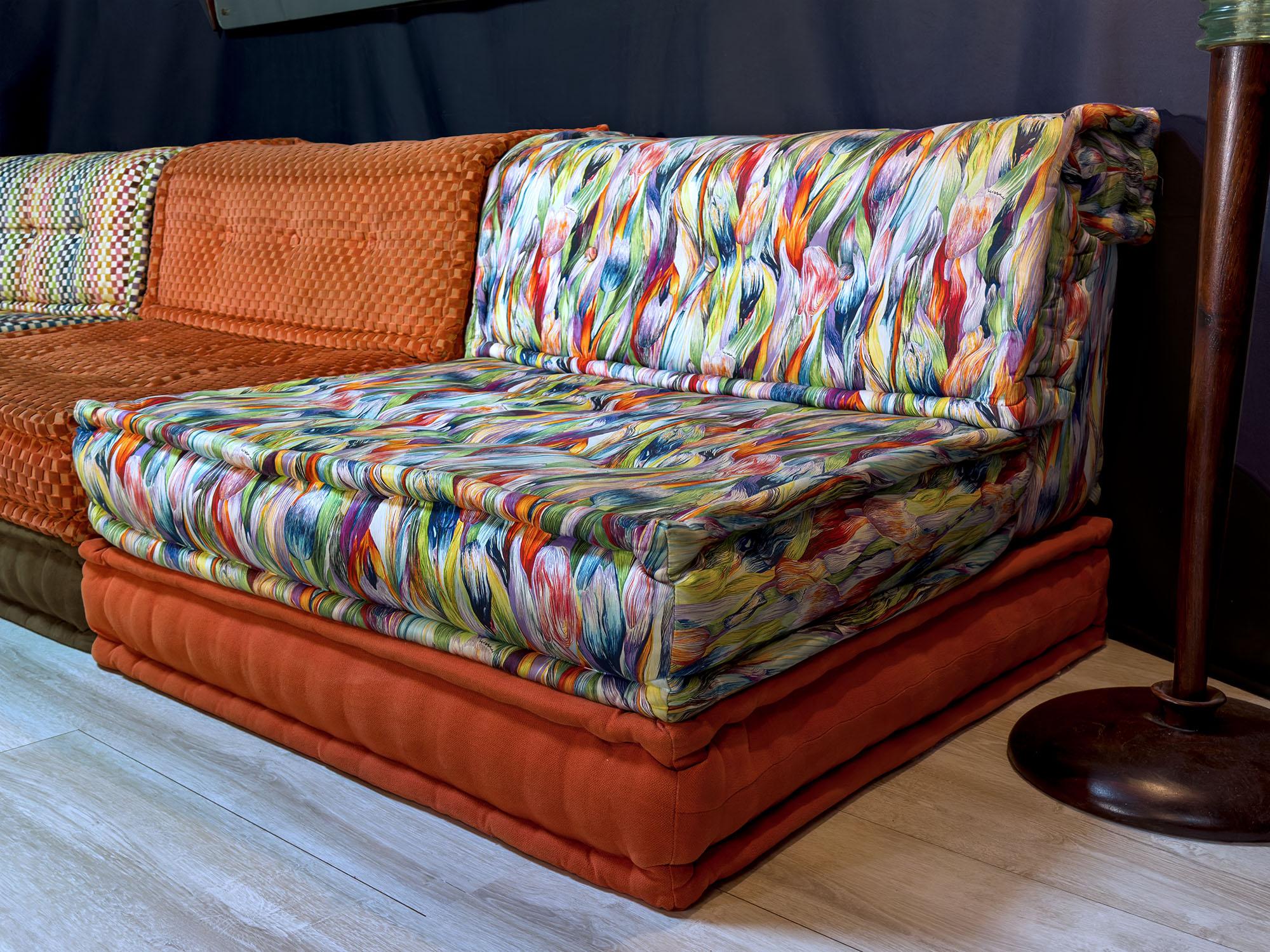 Textile Modular Sofa Mah Jong by Missoni for Roche Bobois, set of 13 pieces, 2000s