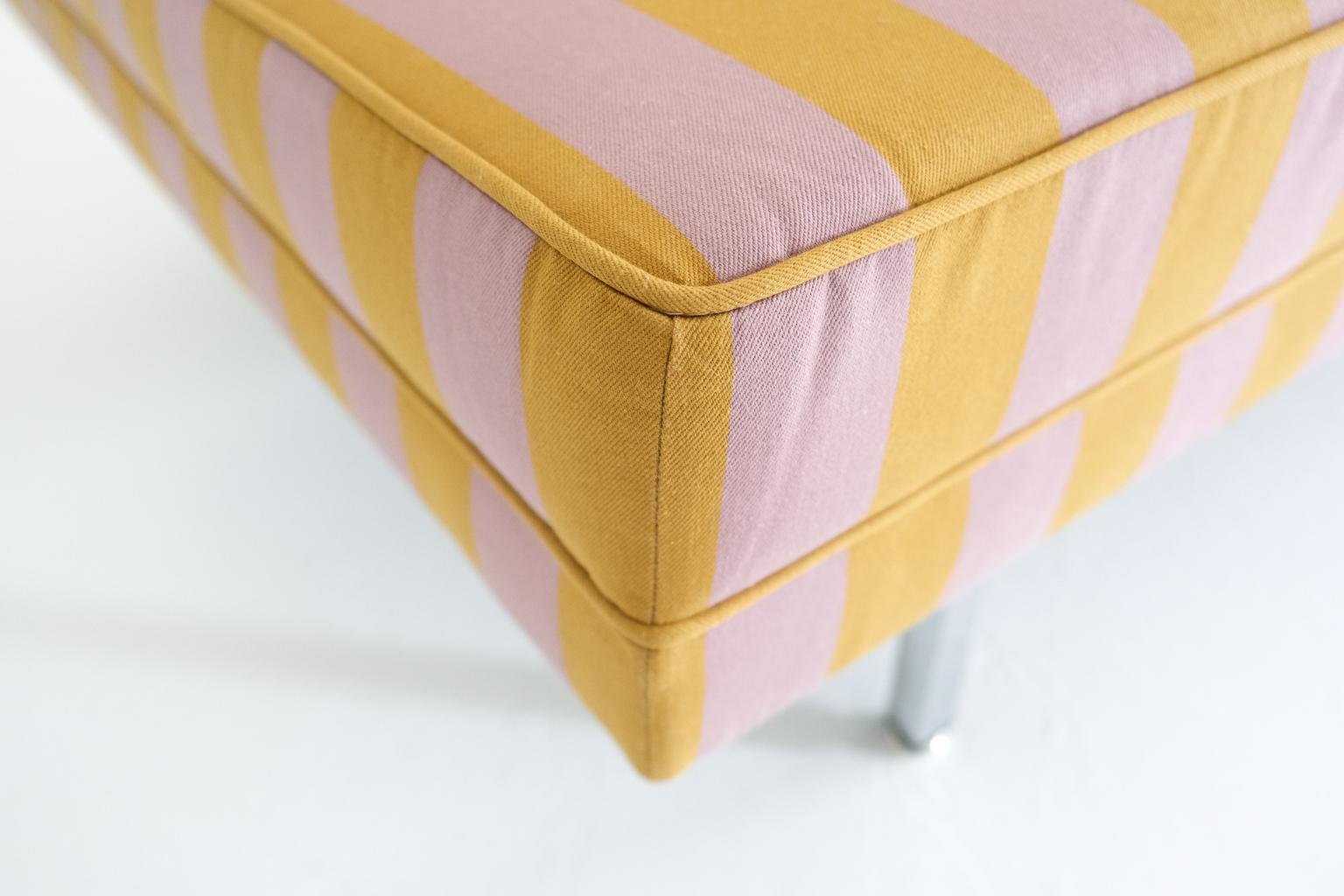 Modular Sofa Seating, Gerogen Nelson for Herman Miller, covered in Dedar fabric For Sale 6