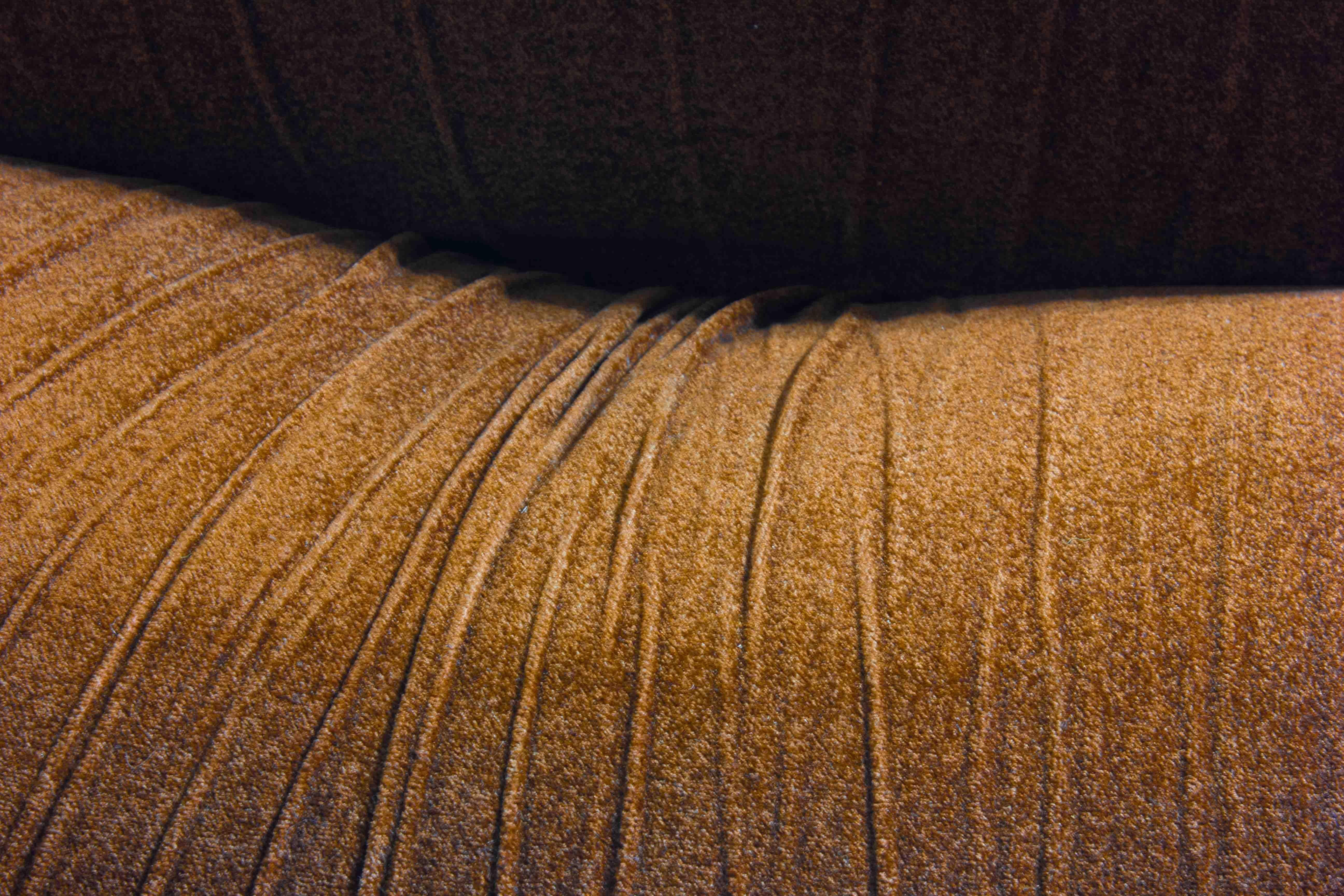 Modular Sofa Set in rust-brown fabric by Doimo, Italy (1970s) en vente 3
