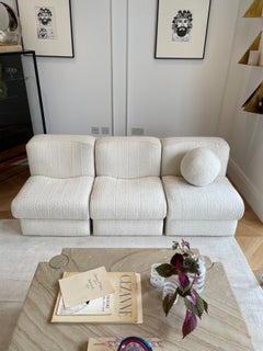 Sofá modular Módulos rectos de Tito Agnoli