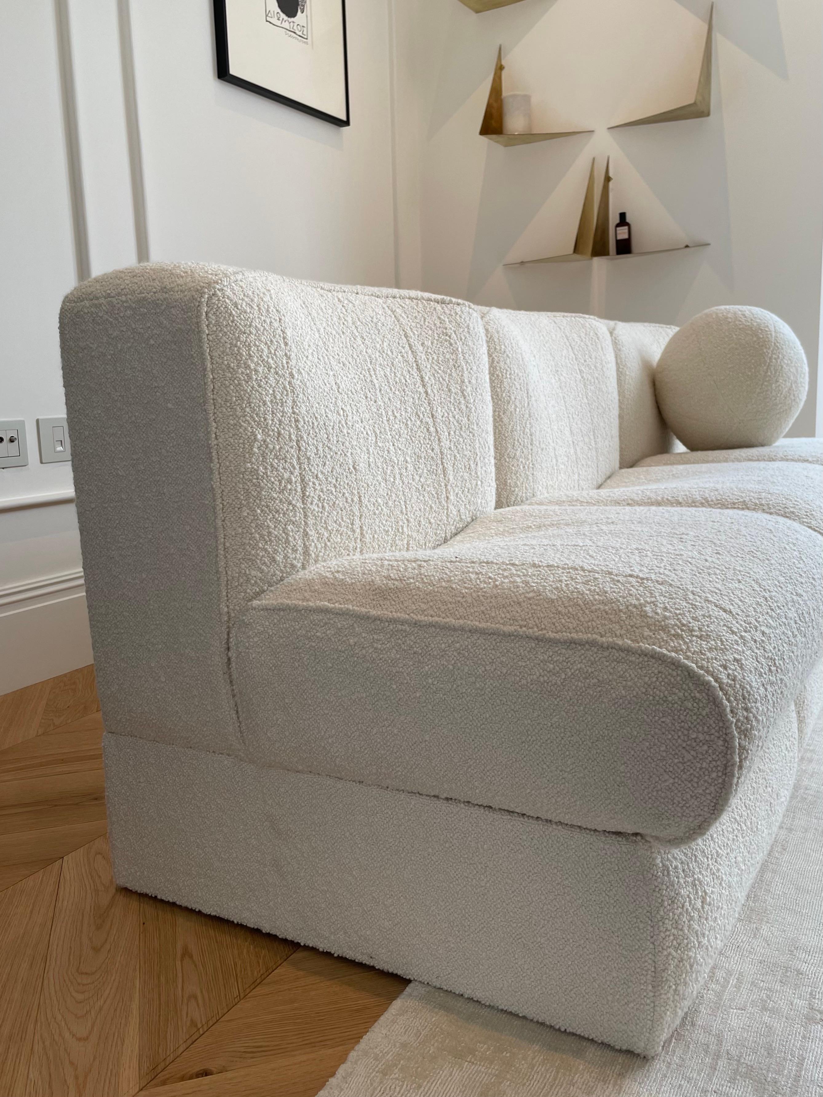 Modular Sofa Straight Units by Tito Agnoli For Sale 1