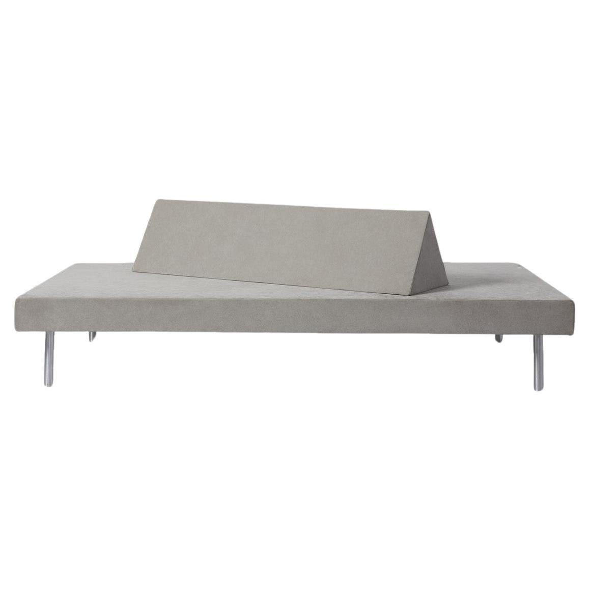Modular Sofa System "Masheb" by Arquitectura-G in grey Alcantara For Sale
