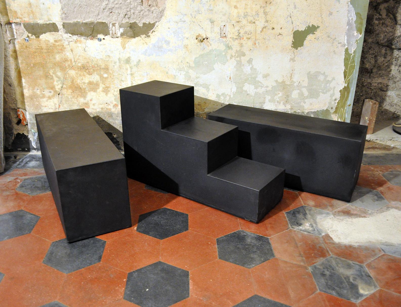 Modular Sofa Tables Gli Scacchi by Mario Bellini for B&B Italia, 1960s In Good Condition For Sale In Torino, Italy