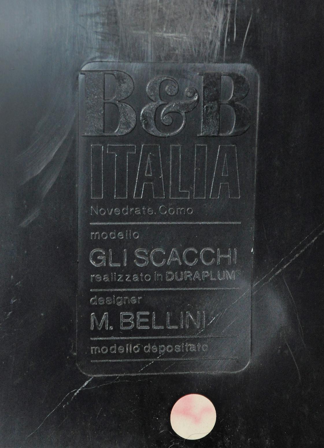 Mid-20th Century Modular Sofa Tables Gli Scacchi by Mario Bellini for B&B Italia, 1960s For Sale