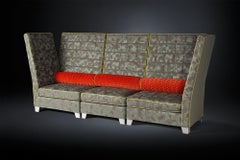 Modular Sofa Tosca, Rubelli Fabric, Made in Italy