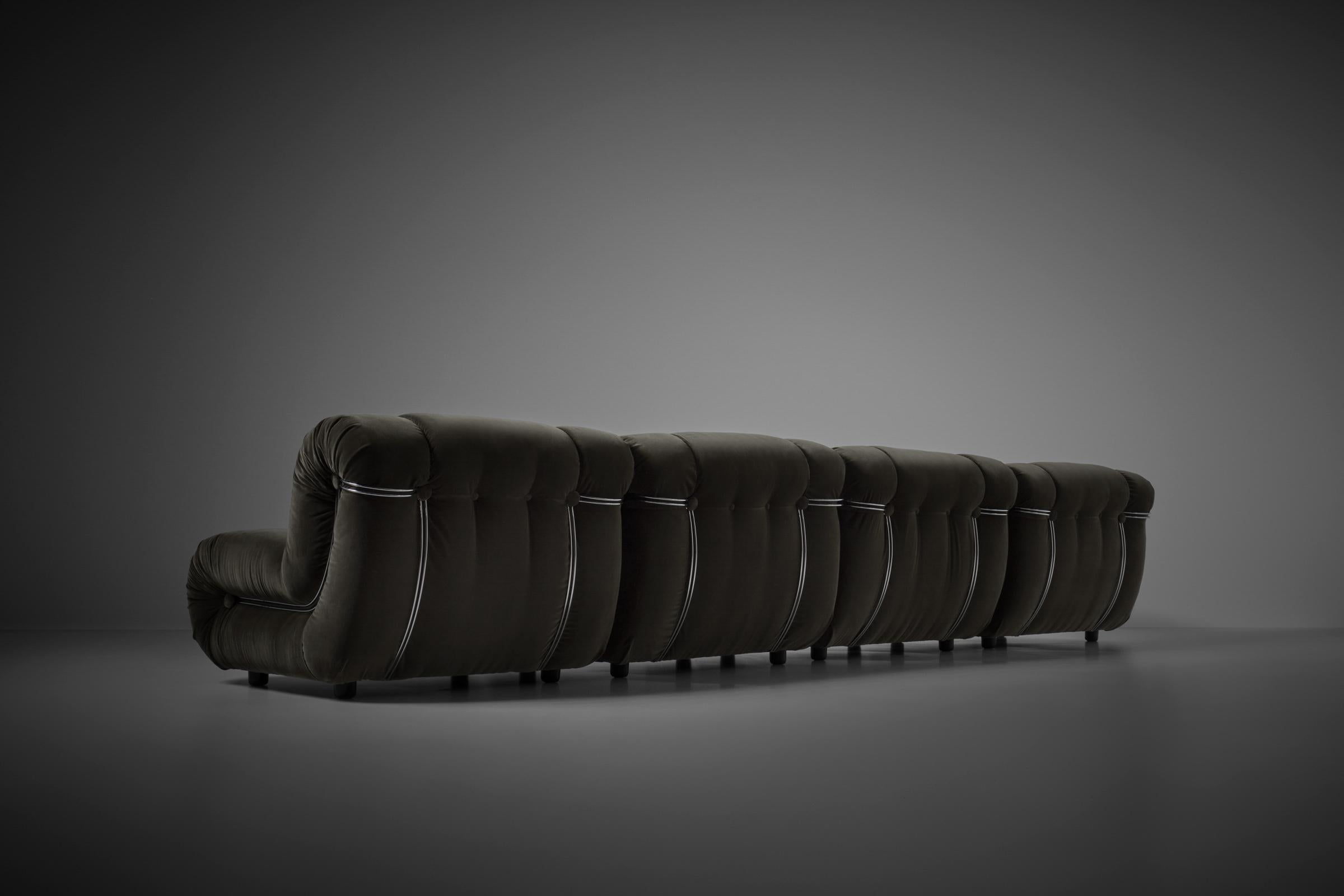 Late 20th Century Modular Sofa ‘Velasquez’ by Mimo Padova, Italy, 1970s For Sale